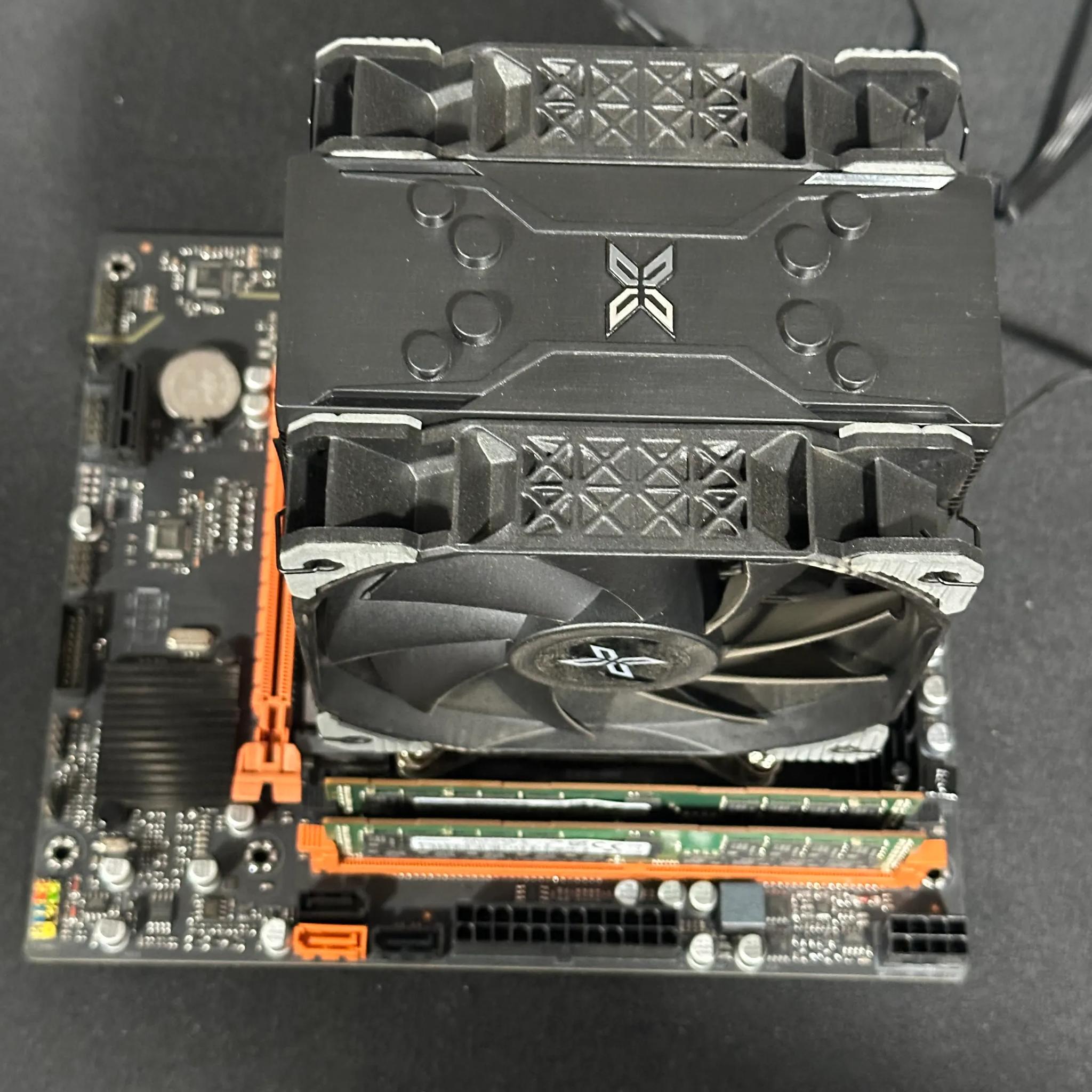Motherboard, CPU, RAM, Cooler Combo