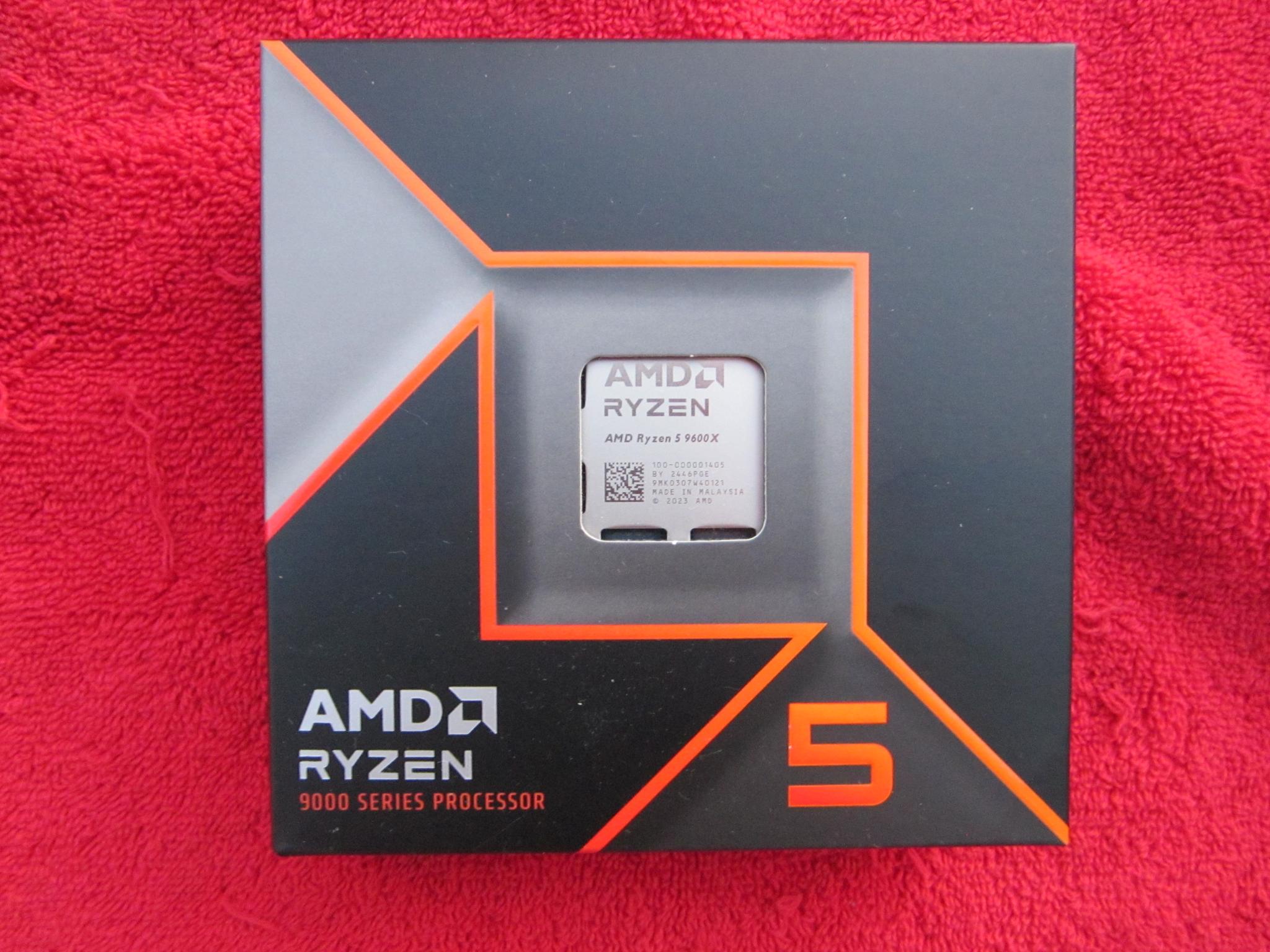 NEW! AMD Ryzen 5 9600X 6 Core 3.9/5.4 GHz AM5 CPU
