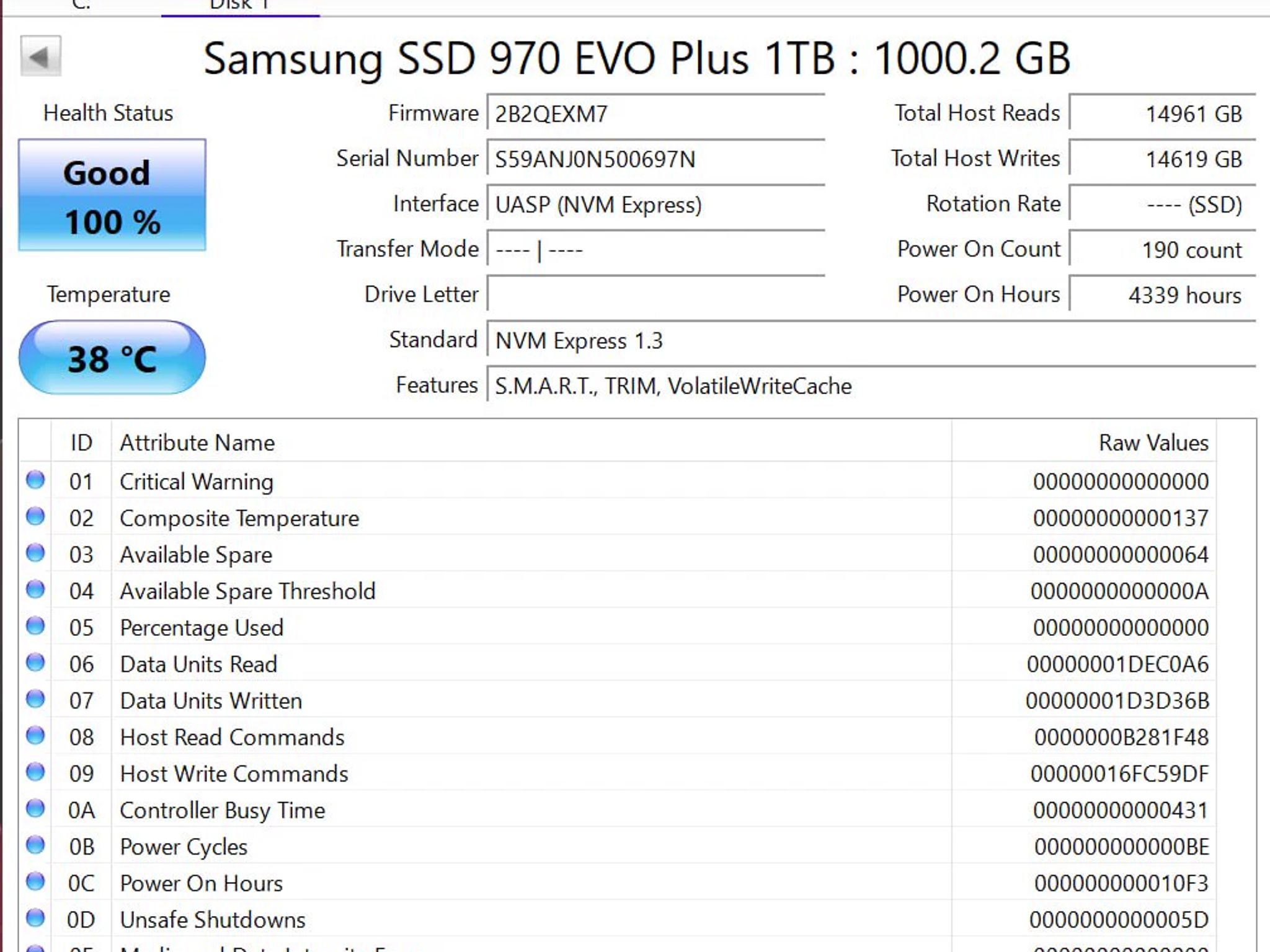 Samsung 970 EVO Plus 1TB NVMe SSD