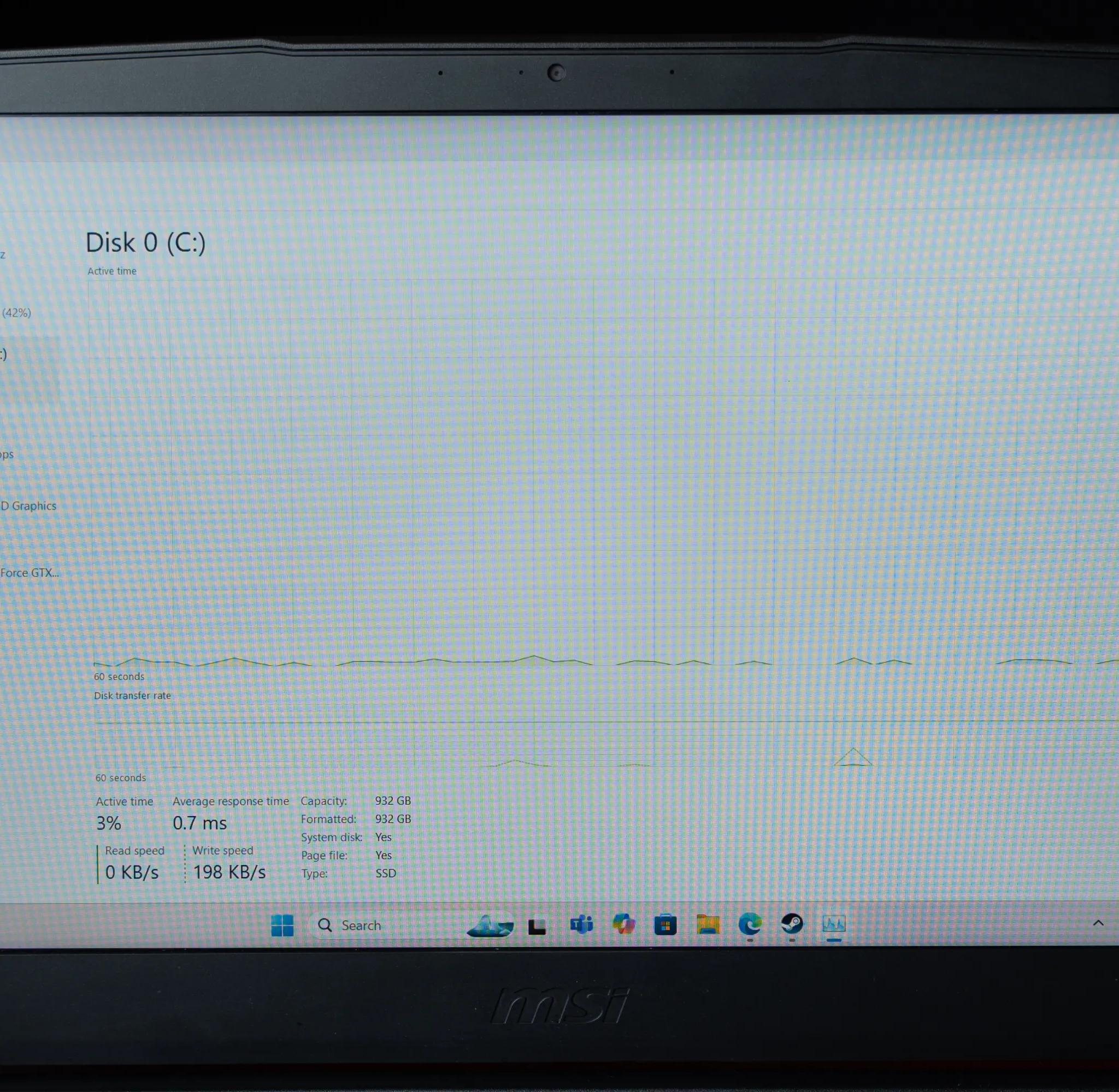 MSI GF63 Thin- GTX 1650- i5 10500H- 1TB M.2-16GB RAM 15.6"