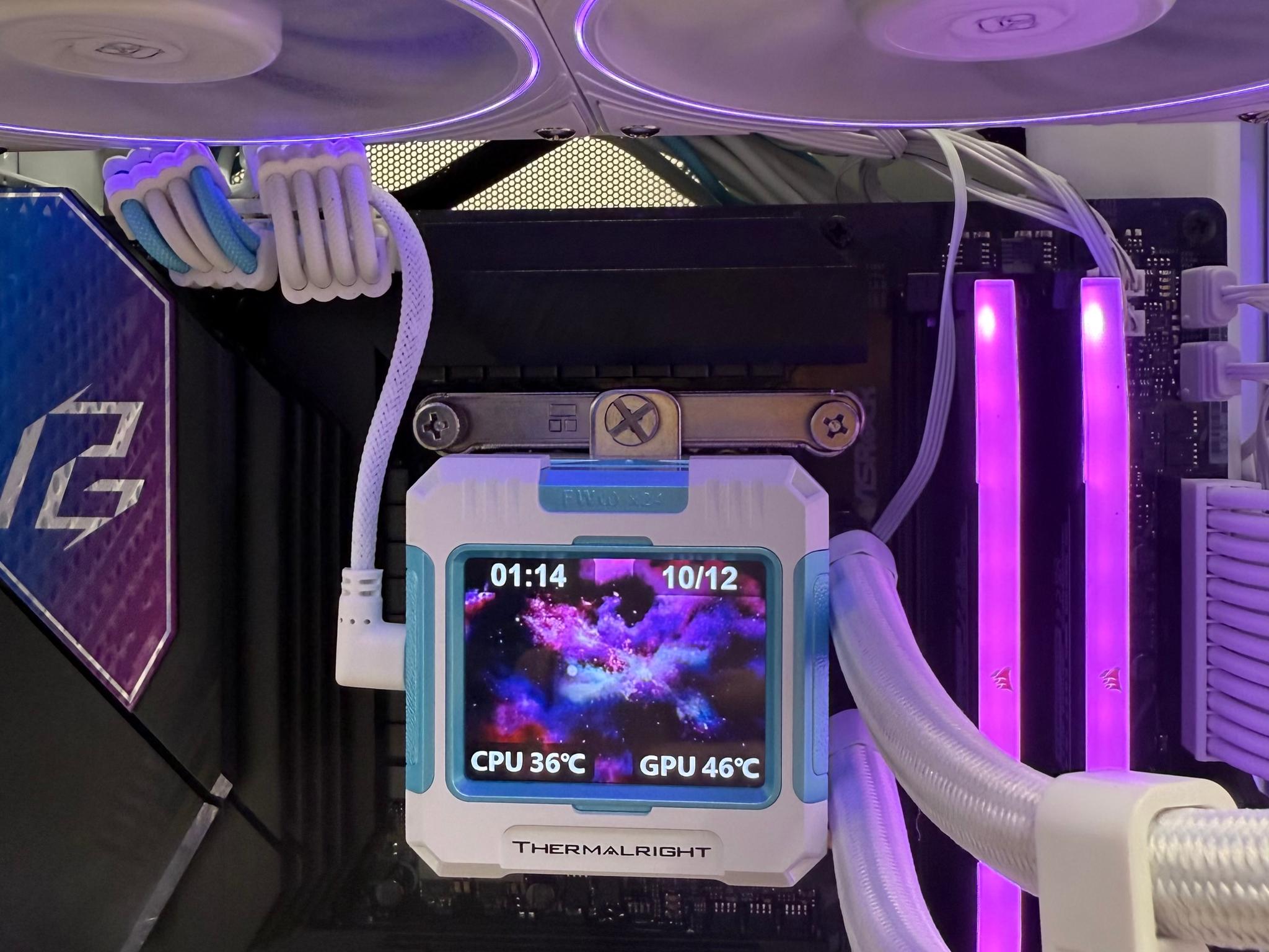 White Warrior 1440/4K  265k/RTX 5070 Ti/2TB nvm/32g DDR5/360mm AIO/850watt psu
