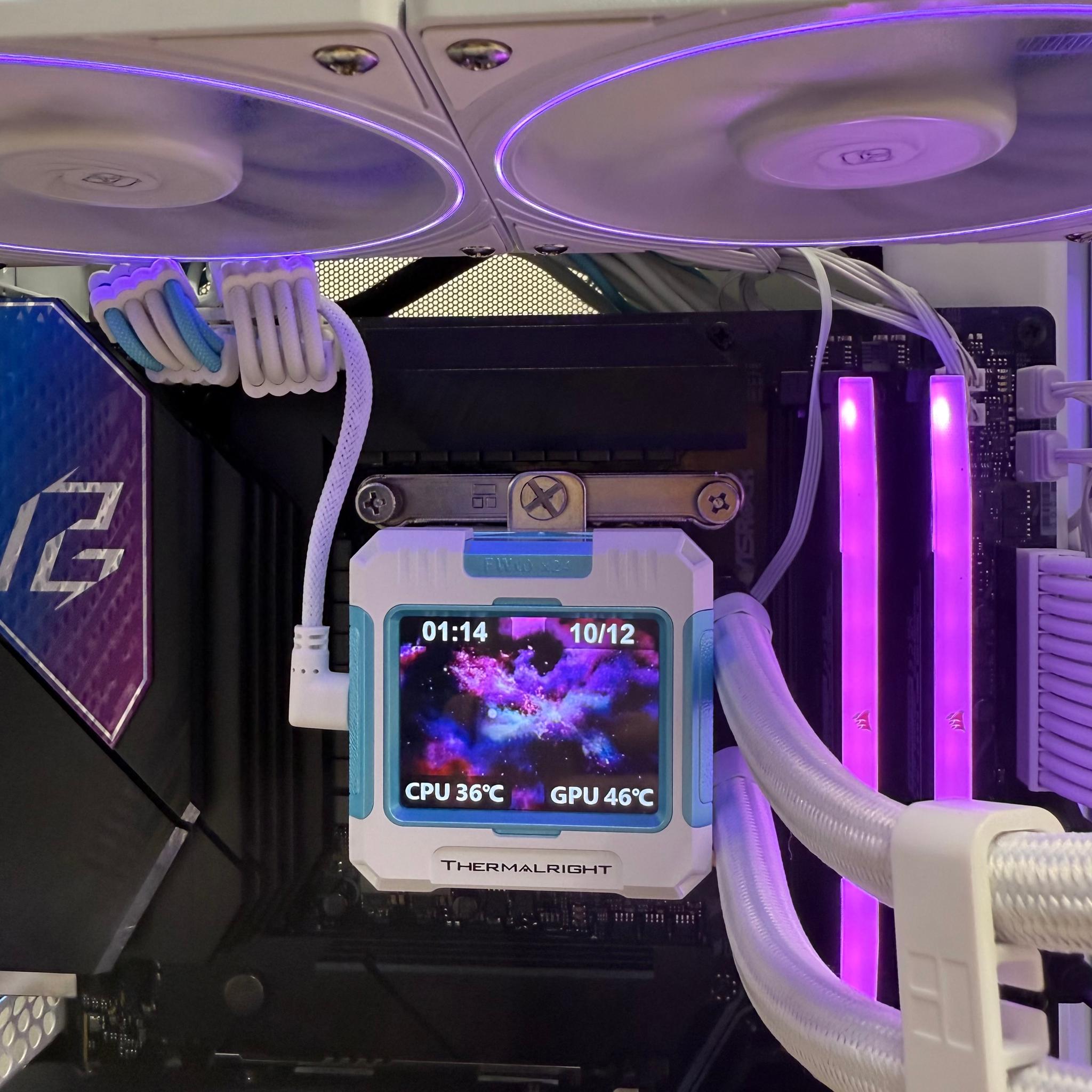 White Warrior 1440/4K  265k/RTX 5070 Ti/2TB nvm/32g DDR5/360mm AIO/850watt psu