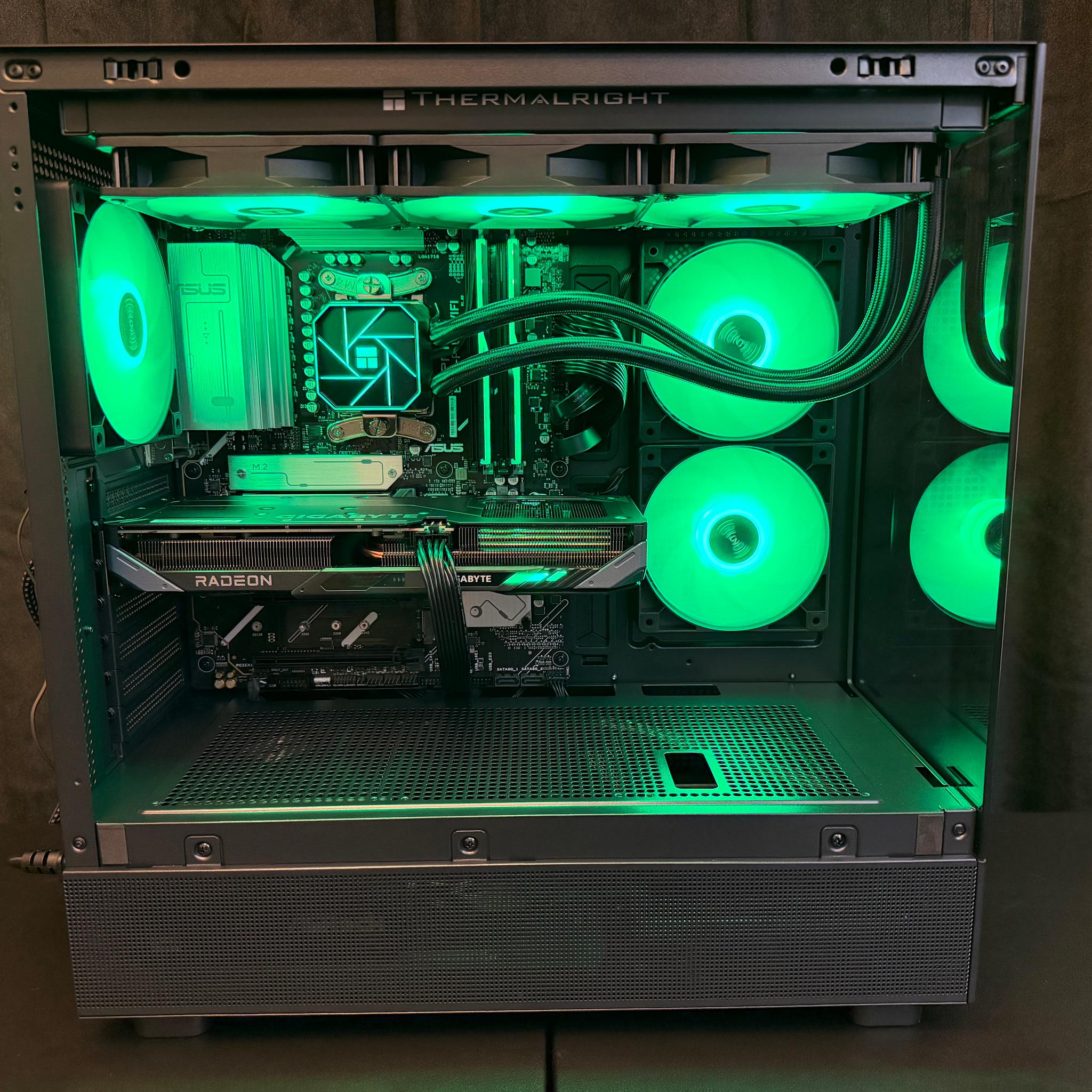 RX 9060 XT 16GB OC • RYZEN 7 9800X3D • B850 PLUS WIFI • 32GB DDR5 • 2TB SSD • 360MM AIO • NEW PC