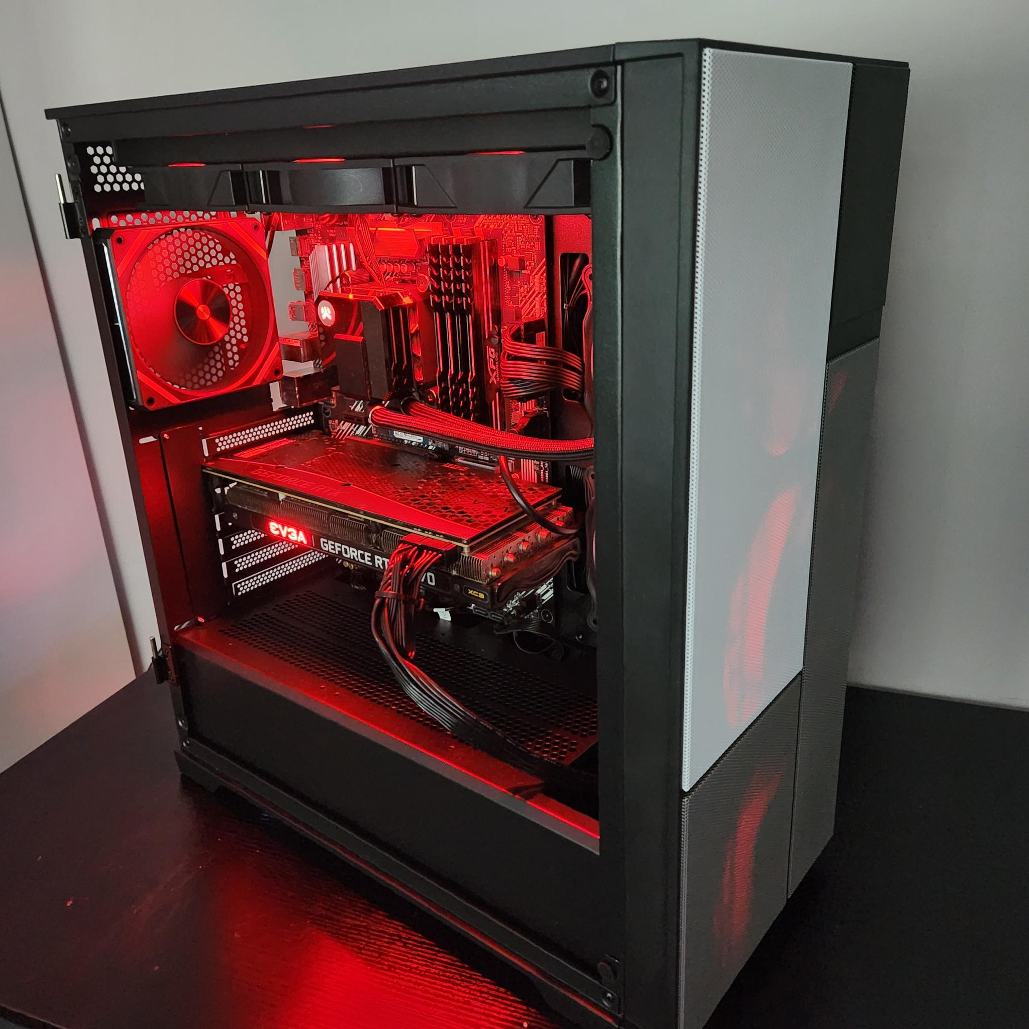 THE RED MONSTER VII RTX 3070/ 32 gigs of RAM! Gaming/ streaming pc!