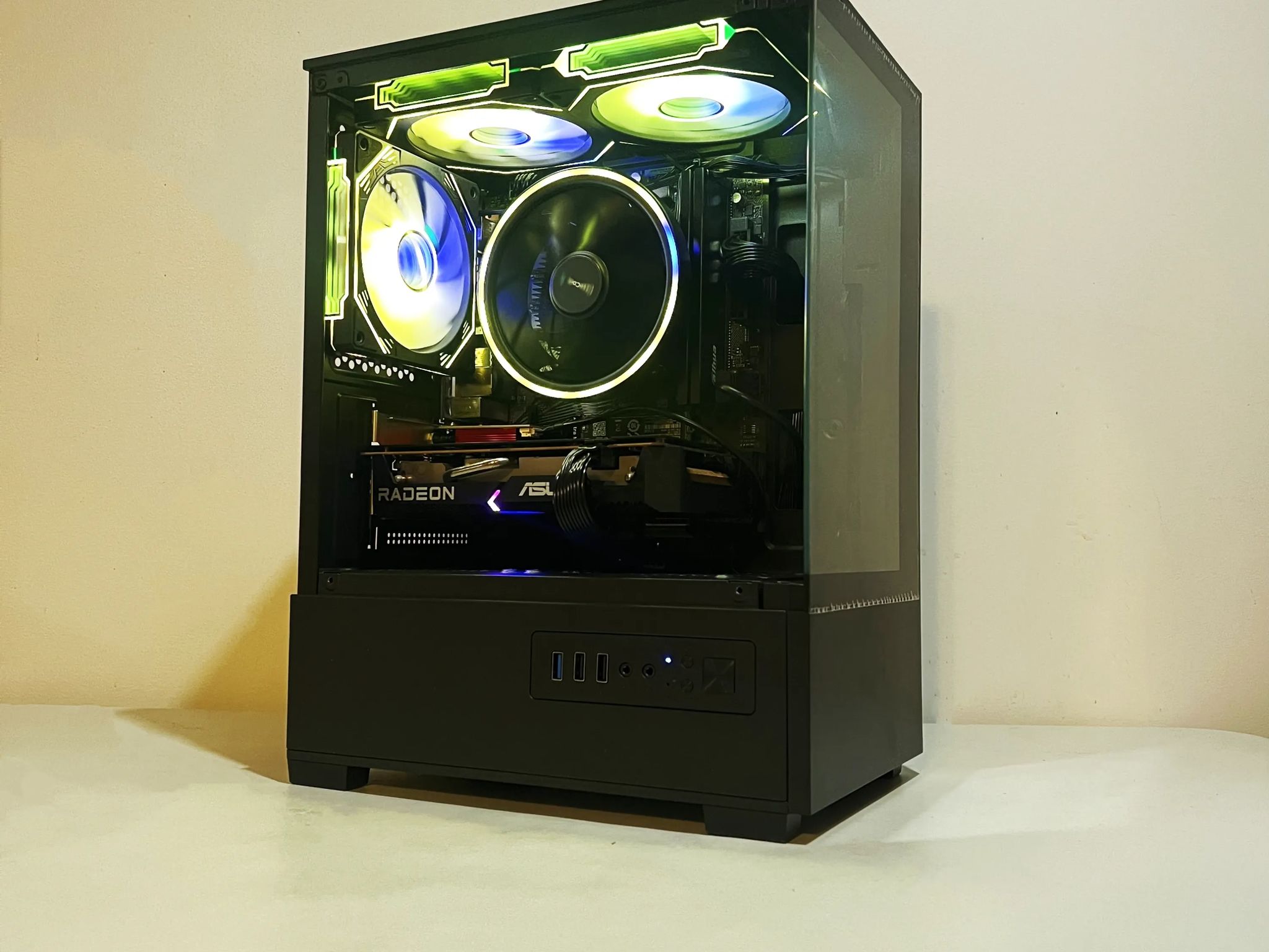 🔥SALE🔥 R5-3500x|RX 6500XT|16GB RAM|WIFI|ARGB Fans|-DepxTech Pre-Built PC
