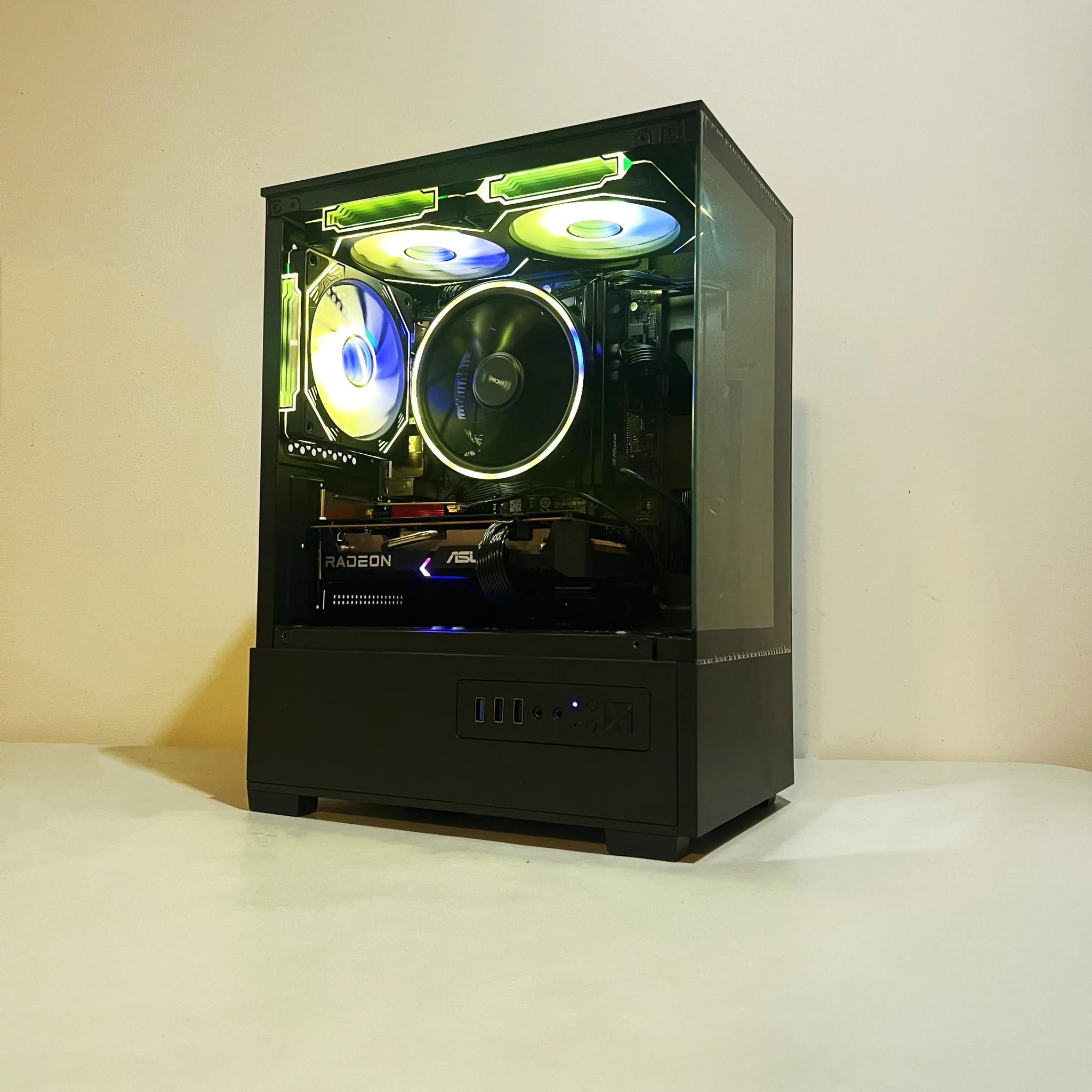 🔥SALE🔥 R5-3500x|RX 6500XT|16GB RAM|WIFI|ARGB Fans|-DepxTech Pre-Built PC