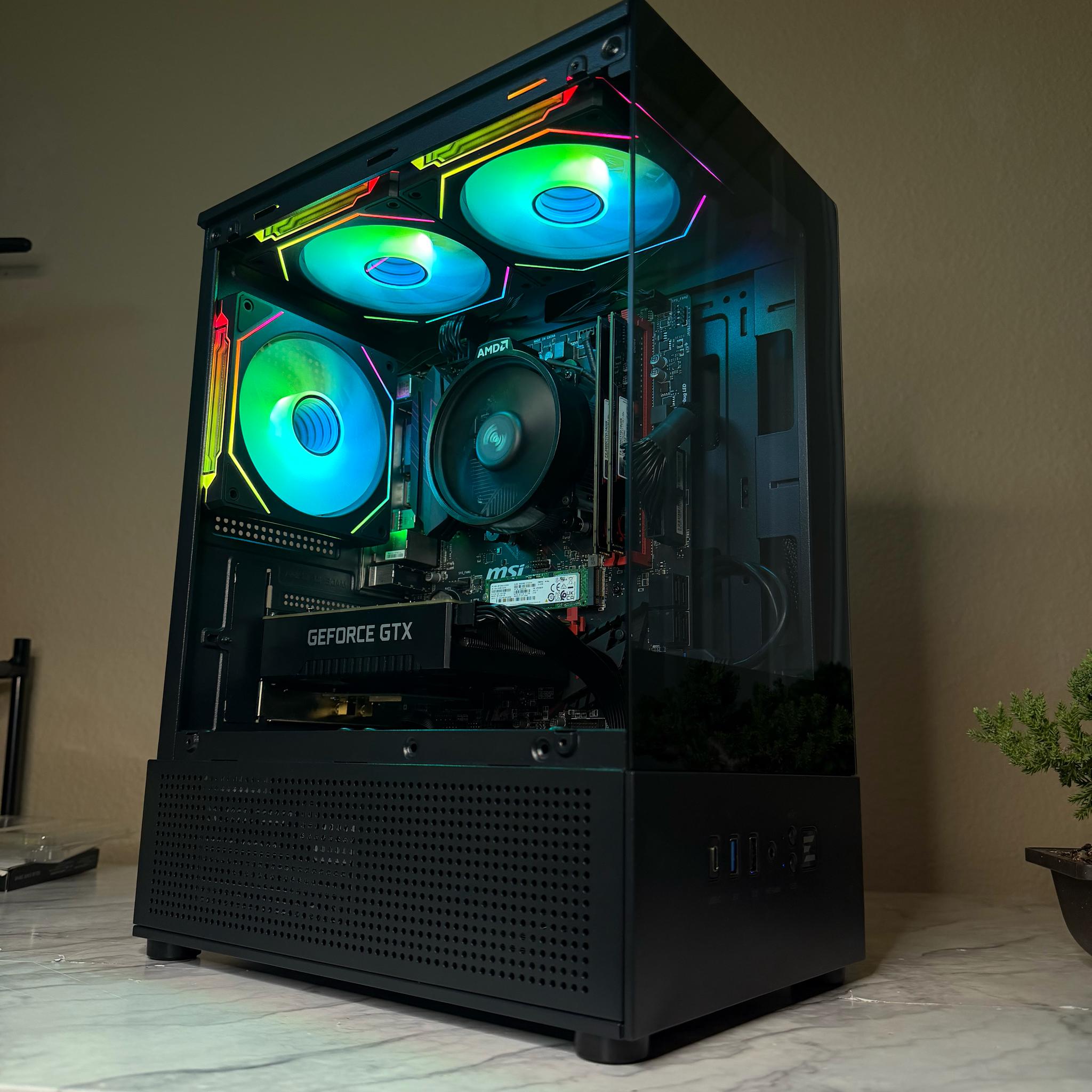 GeForce GTX 1660 Custom Gaming PC - Ryzen 5 2600, 16GB RAM