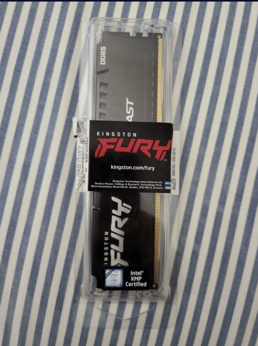 Kingston Fury Beast 16GB DDR5-5200 XMP ENABLED