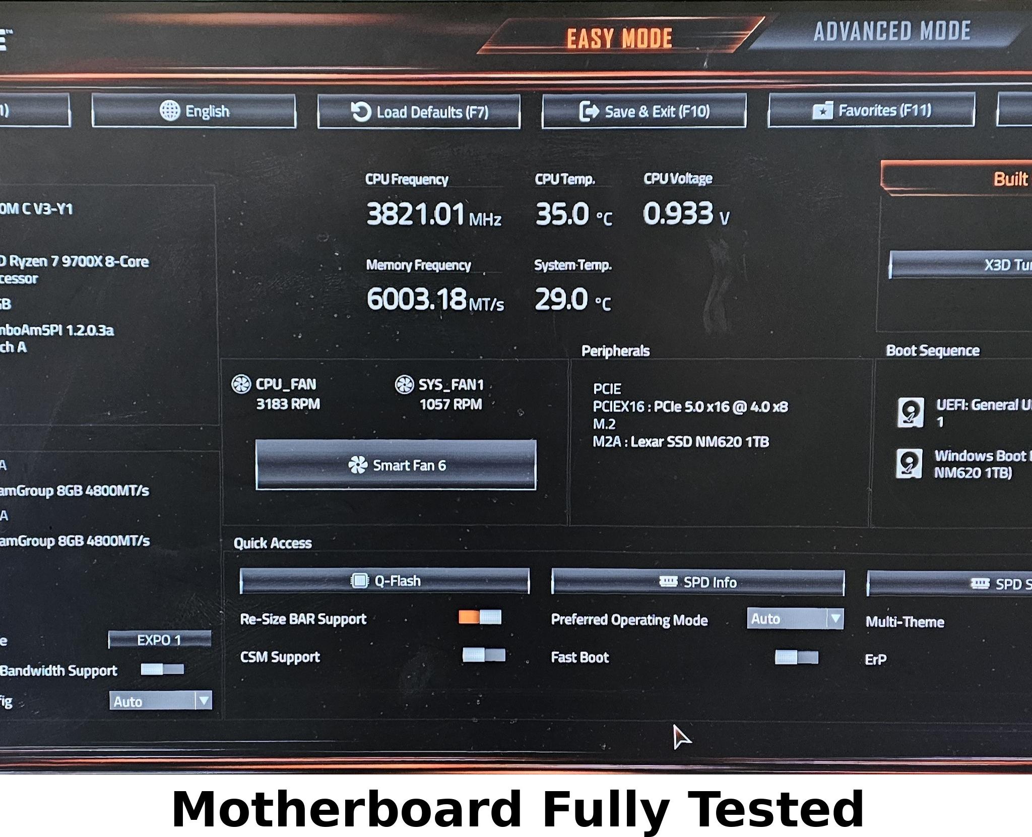 Gigabyte B650M C V3 AMD AM5 DDR5 mATX Motherboard