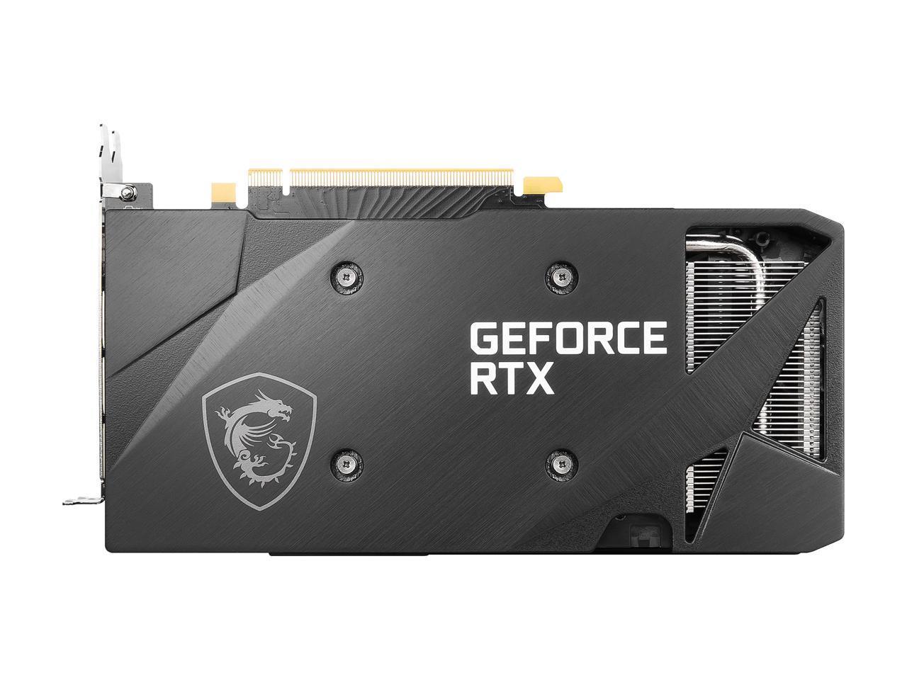 NEW! MSI NVIDIA RTX 3060 12GB Ventus 2X OC PCIe 4.0 Video Card