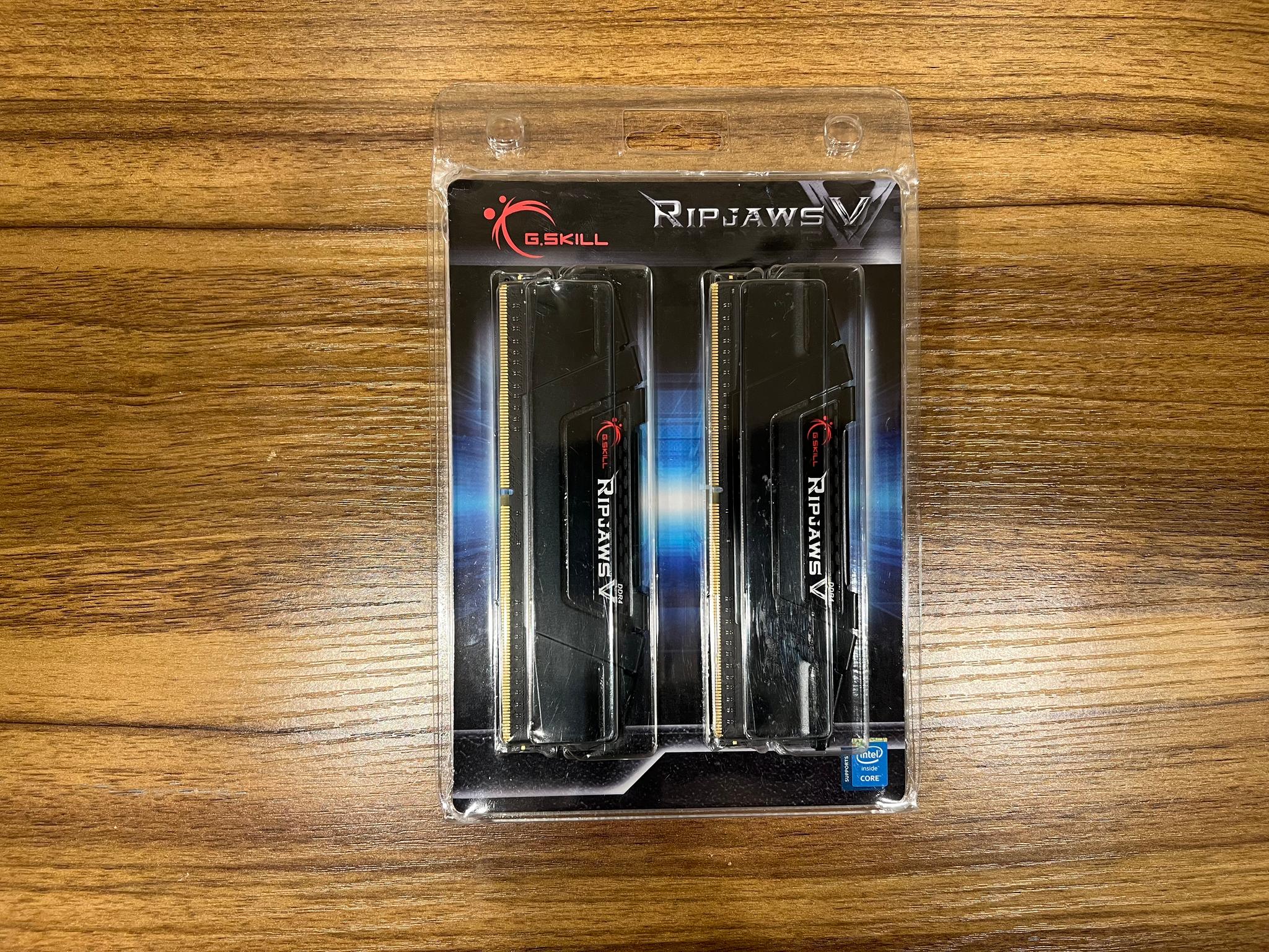 16GB DDR4-3200MT/s CL16 G.SKILL Ripjaws V Series RAM Memory