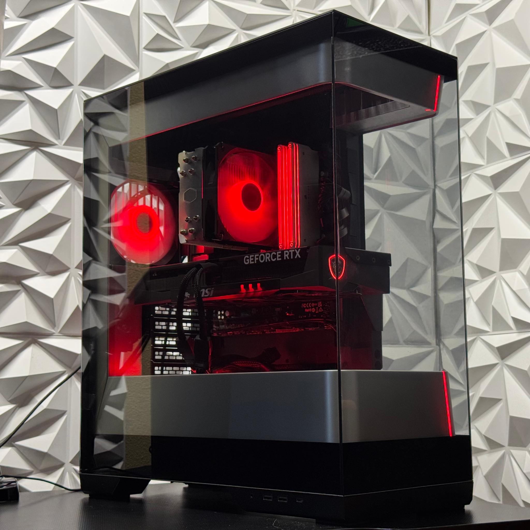 1080P/1440P Gaming Pc / RTX 5070 / Ryzen 7 / 32GB DDR5 Ram / 1TB SSD / full glass case