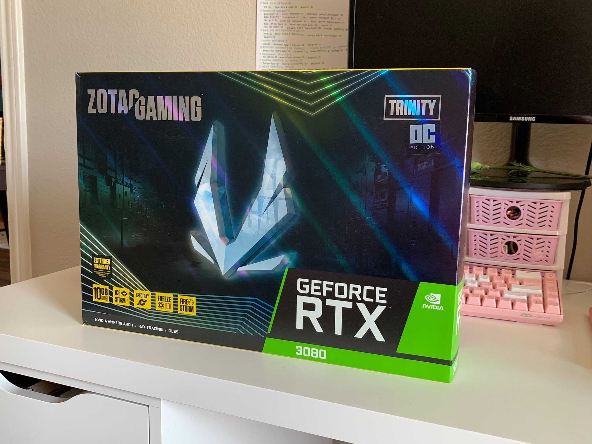 Zotac RTX 3080 10gb GAMING Trinity OC | CIB | Not mined on