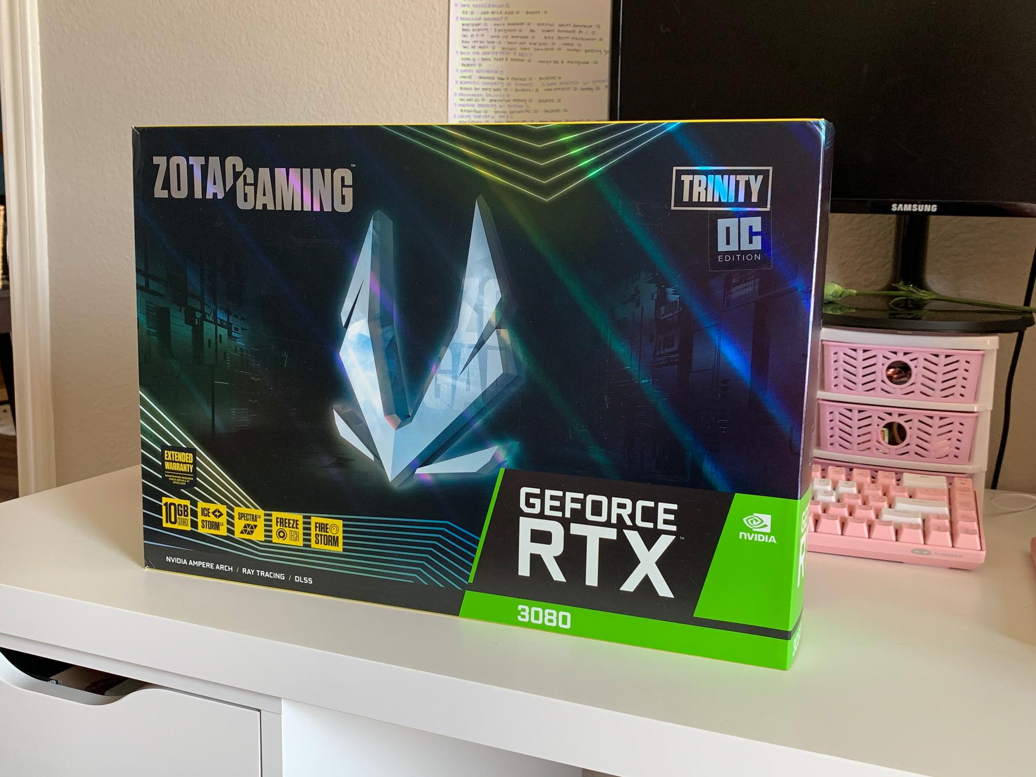 Zotac RTX 3080 10gb GAMING Trinity OC | CIB | Not mined on