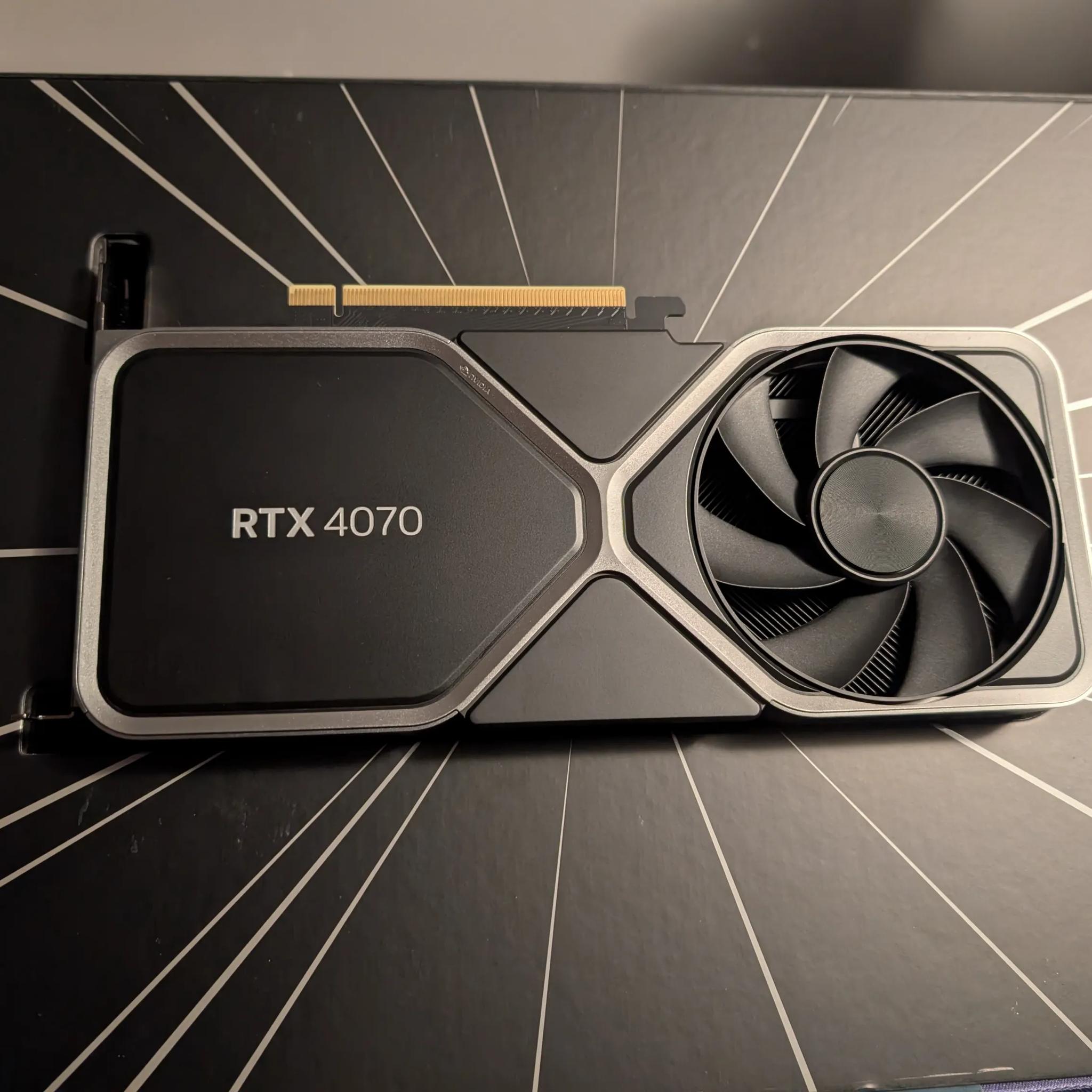 Nvidia RTX 4070 Founder's Edition