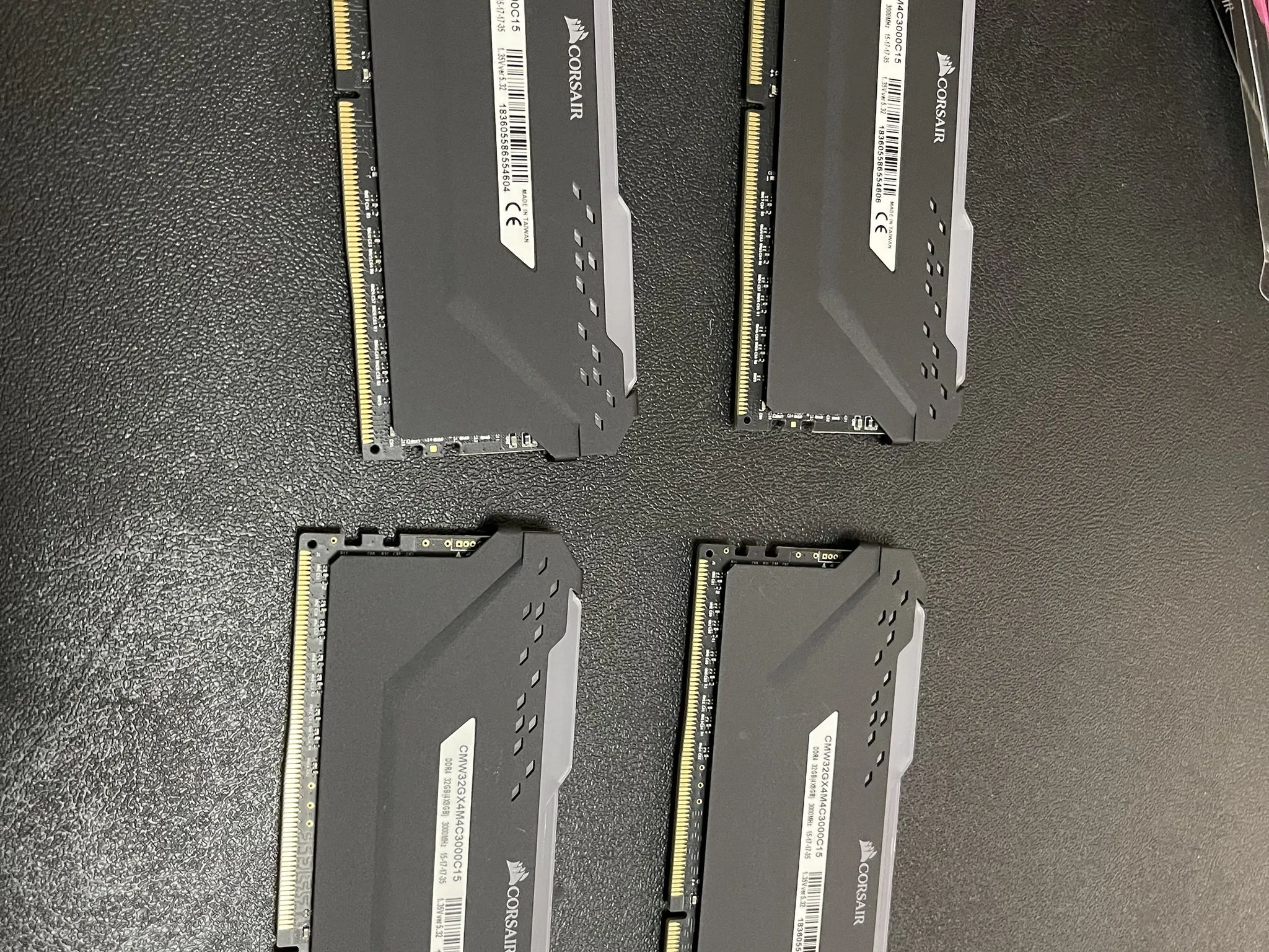 Ram! 32GB Memory (4x8) Corsair Vengeance RGB PRO 3000 Mhz Kit!