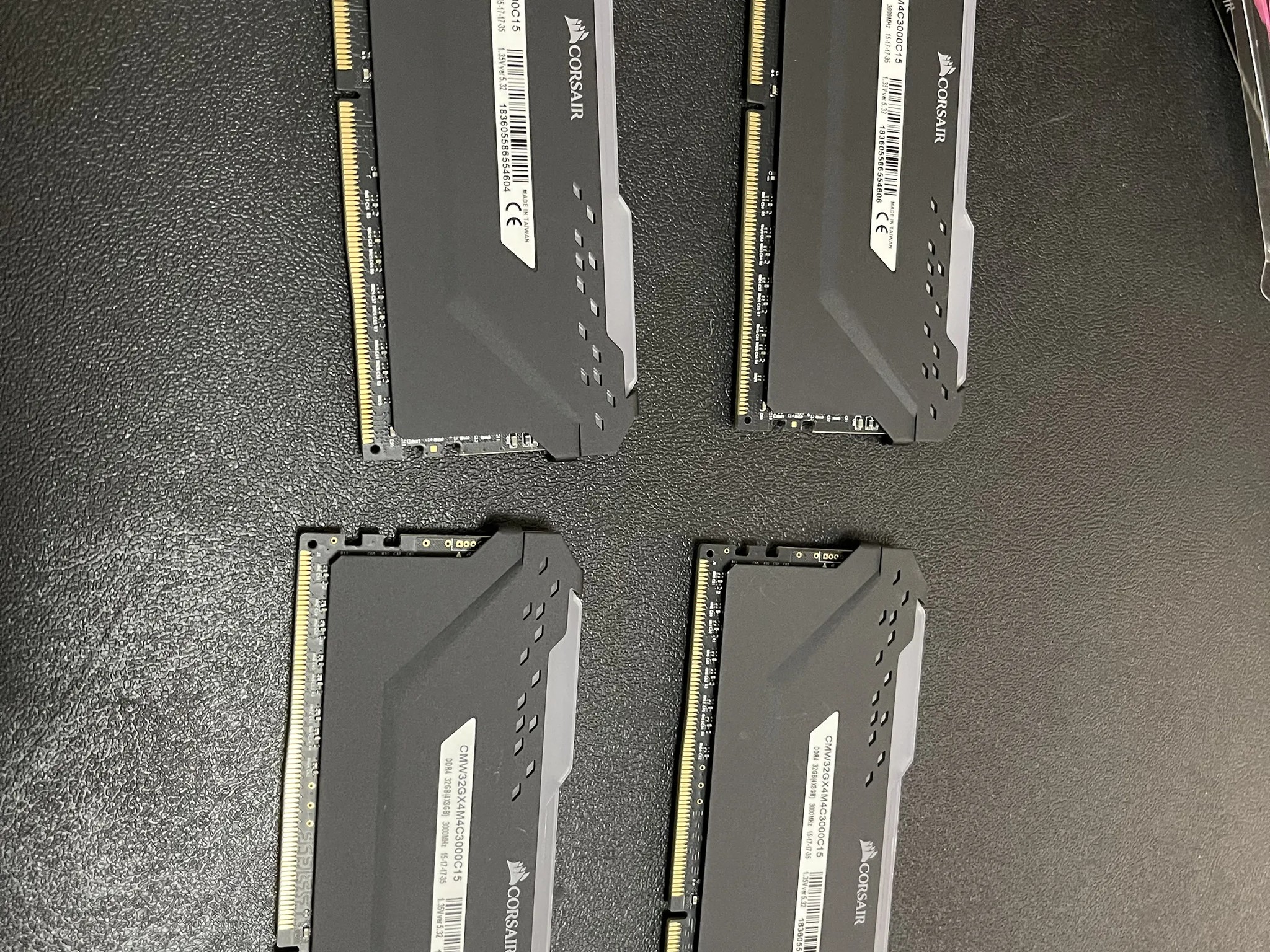 Ram! 32GB Memory (4x8) Corsair Vengeance RGB PRO 3000 Mhz Kit!