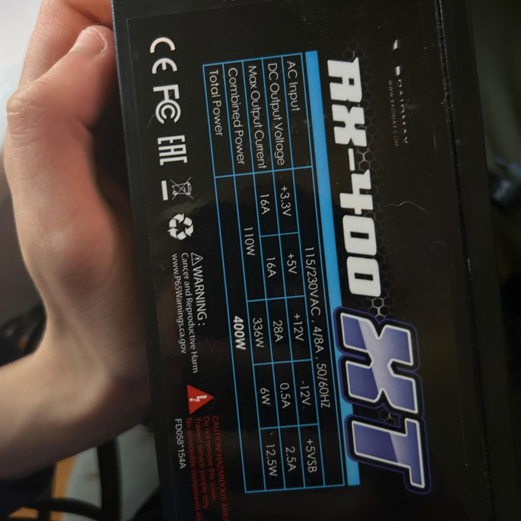 400W non modular PSU