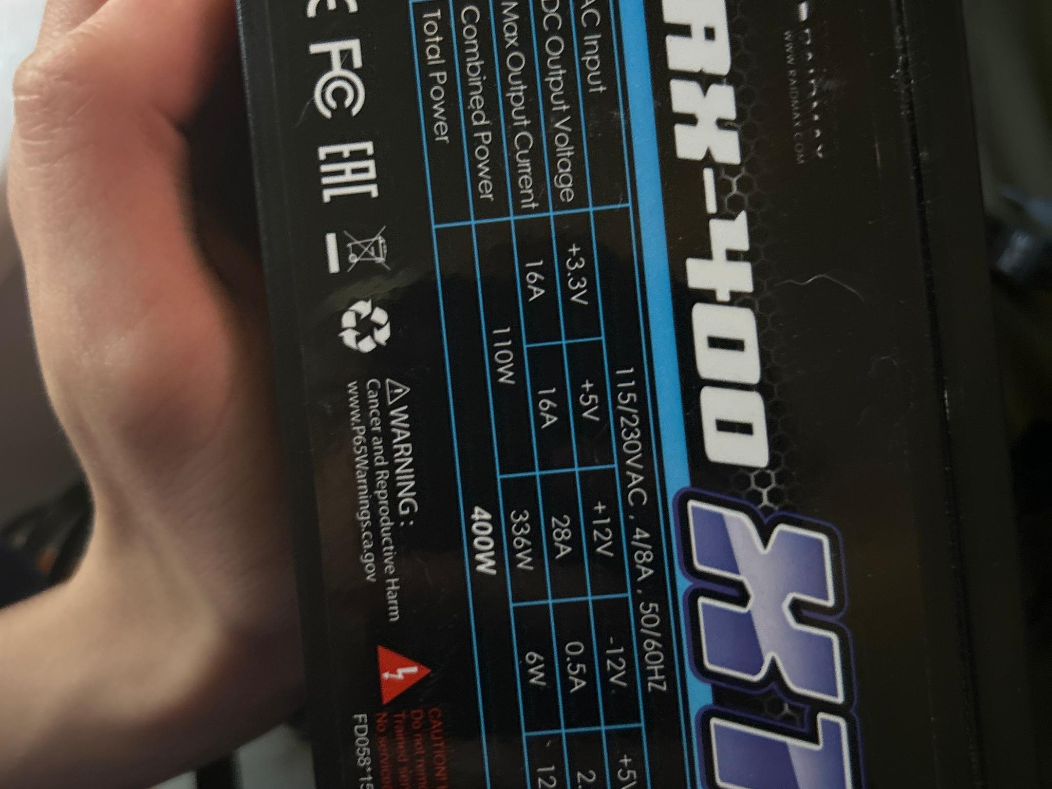 400W non modular PSU