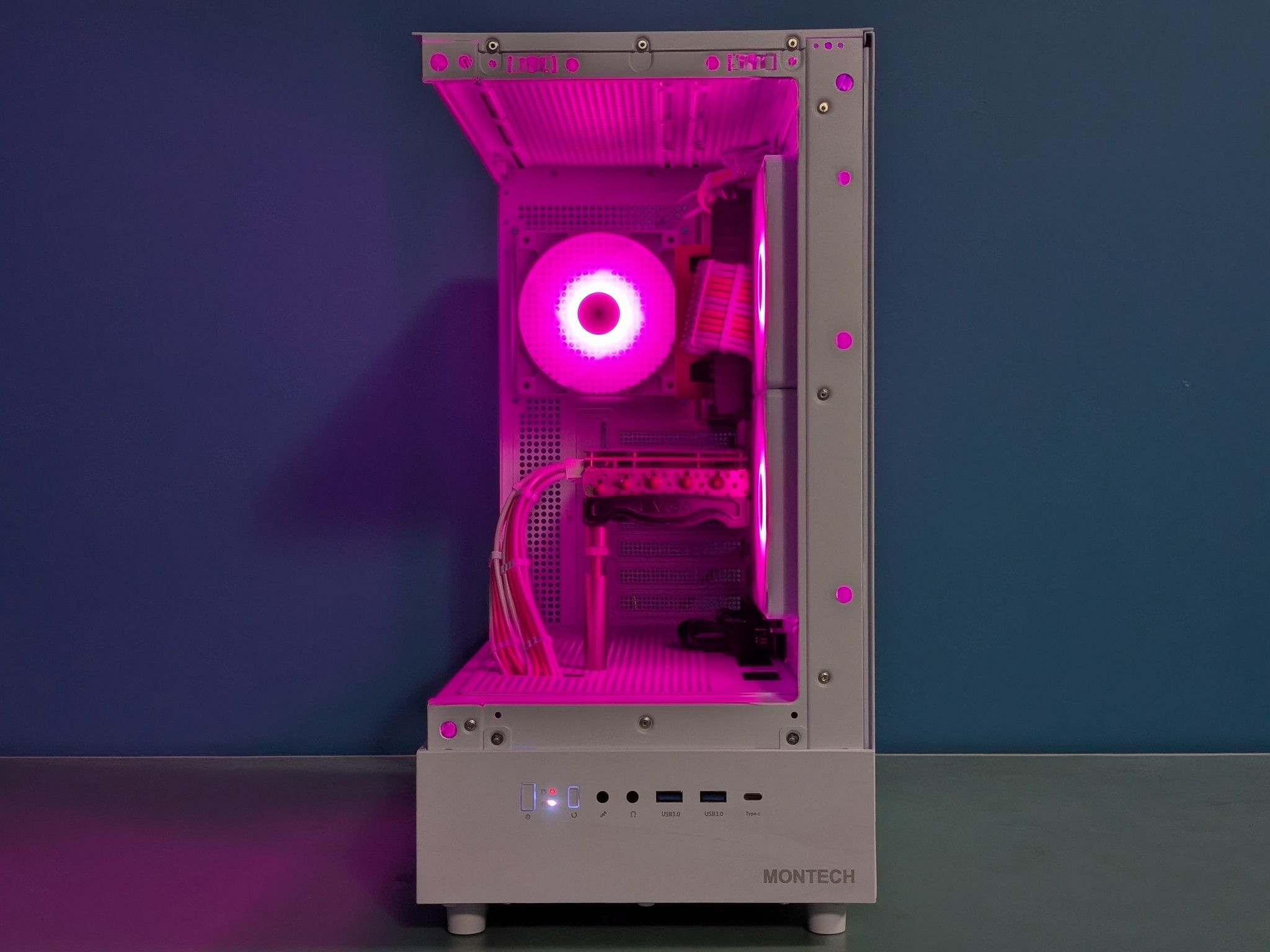 Pink & White Gaming PC | RTX 3060 Ti | Ryzen 5 5500 | 16GB RAM | NVMe SSD