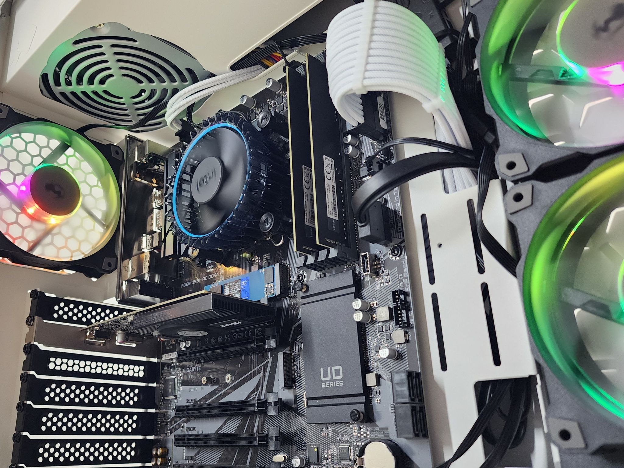 Gaming PC i3-13100F 16GB RAM 512GB SSD GT 1030 2GB Windows 11 Computer