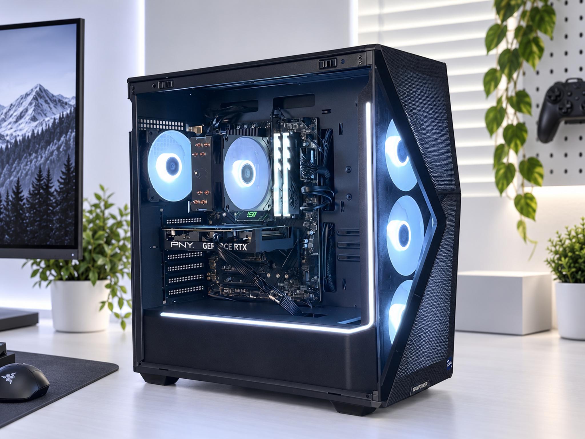 ❄️🖤 STEALTH V2 Gaming PC | RTX 4060 | I7-14700F | 32GB DDR5 | 1TB NVME | WiFi & BT | FREE SHIPPING