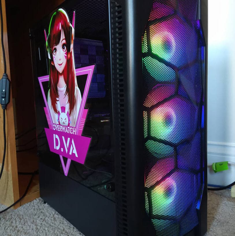 Gaming Desktop PC (RX 6650 XT + Ryzen 7 5800X) - 32GB Ram - 1399 GB SSD - Windows 10