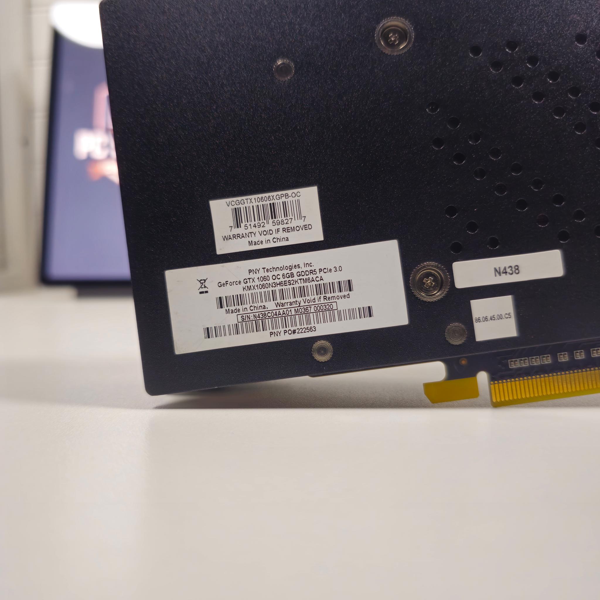 PNY GTX 1060 6GB