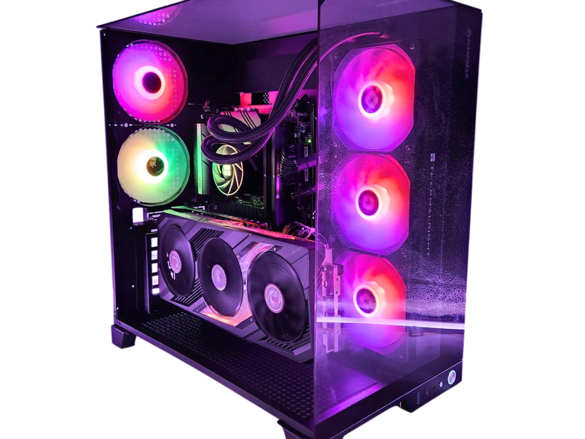 ✊️Revolution💣: RX 7900 XT | Intel 12700KF | 32GB DDR5 RAM | 2TB SSD | 5 RGB Fans | Black Gaming PC