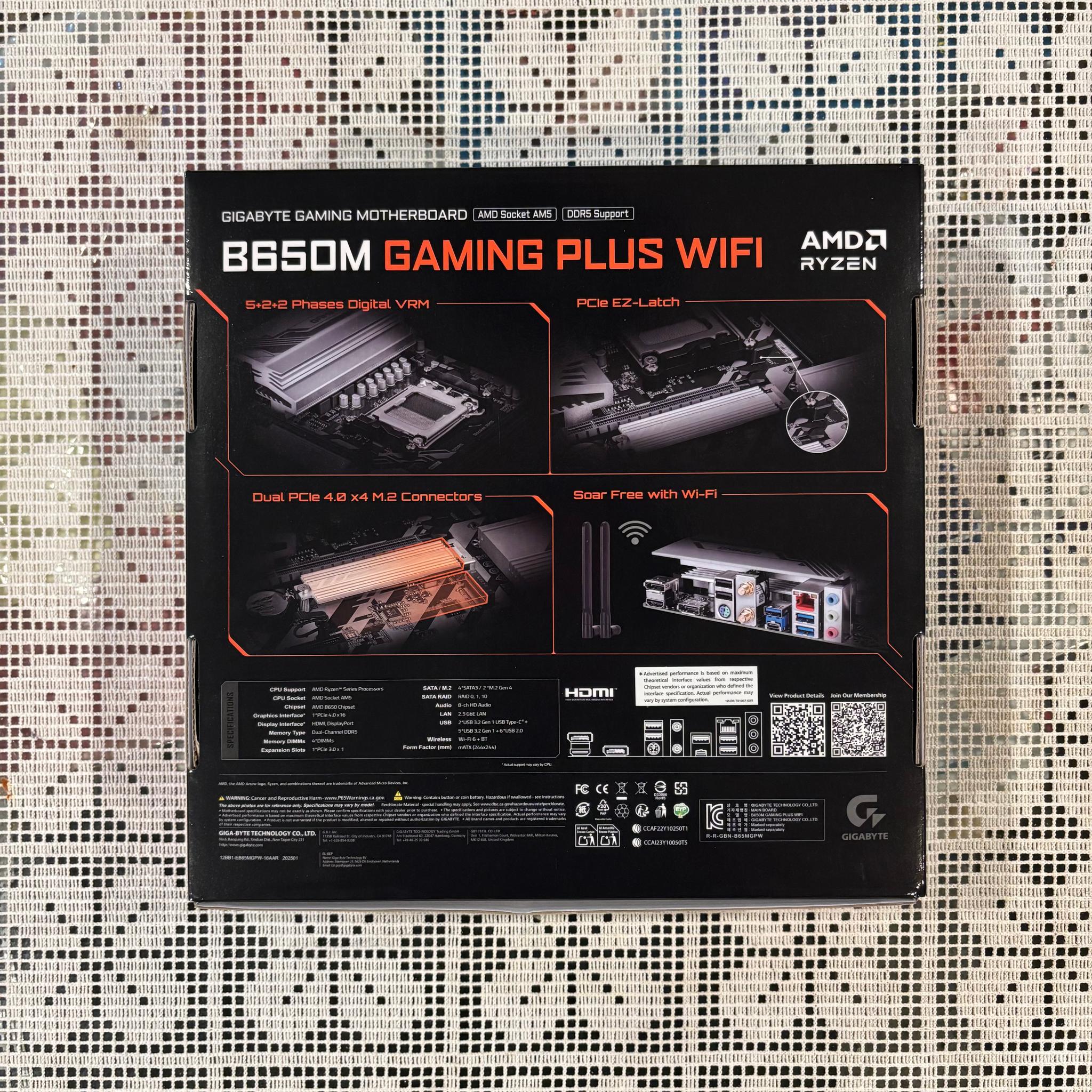 GIGABYTE B650M Gaming Plus WiFi