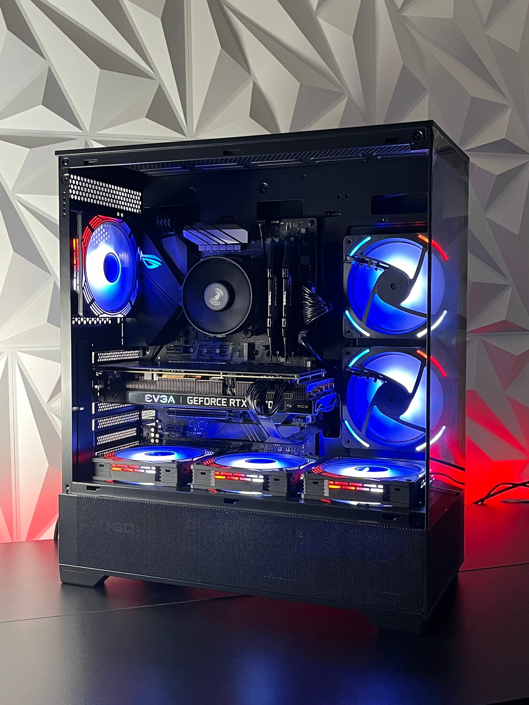 RTX 3070 XC3 8GB, Ryzen 5 5600X, 16GB 3200MHz | Black RGB Gaming ...