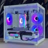 HIGH END RX 9070 XT ALL WHITE CUSTOM GAMING PC!