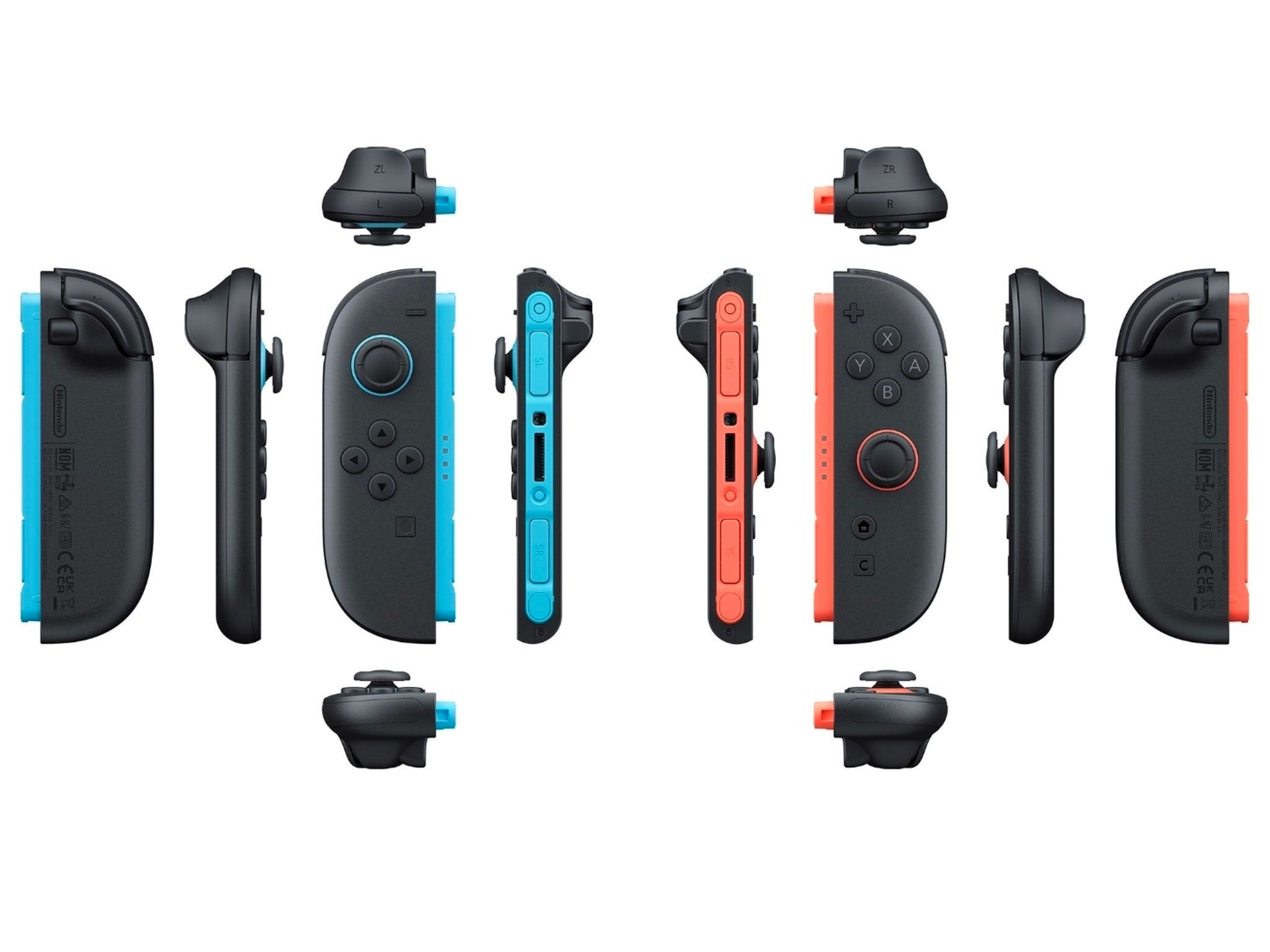 Nintendo Switch 2 Joycon Neon Red/Bluetooth NEW