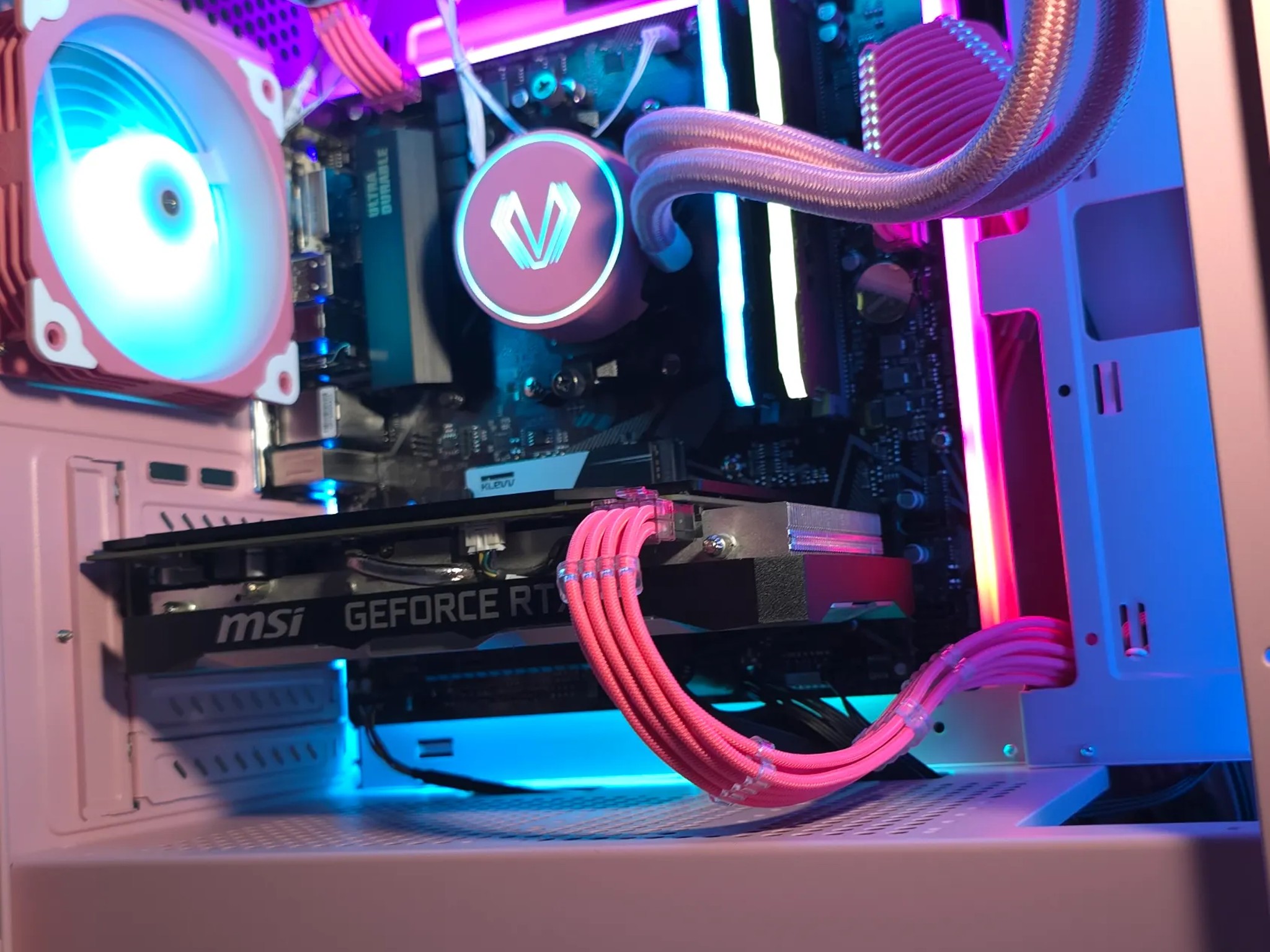 PINK THEME GAMER READY PC!  AMD Ryzen 5 3600X / NVIDIA RTX 2060 / 32GB RAM/ 1 TB M.2 NVME/ WIFI