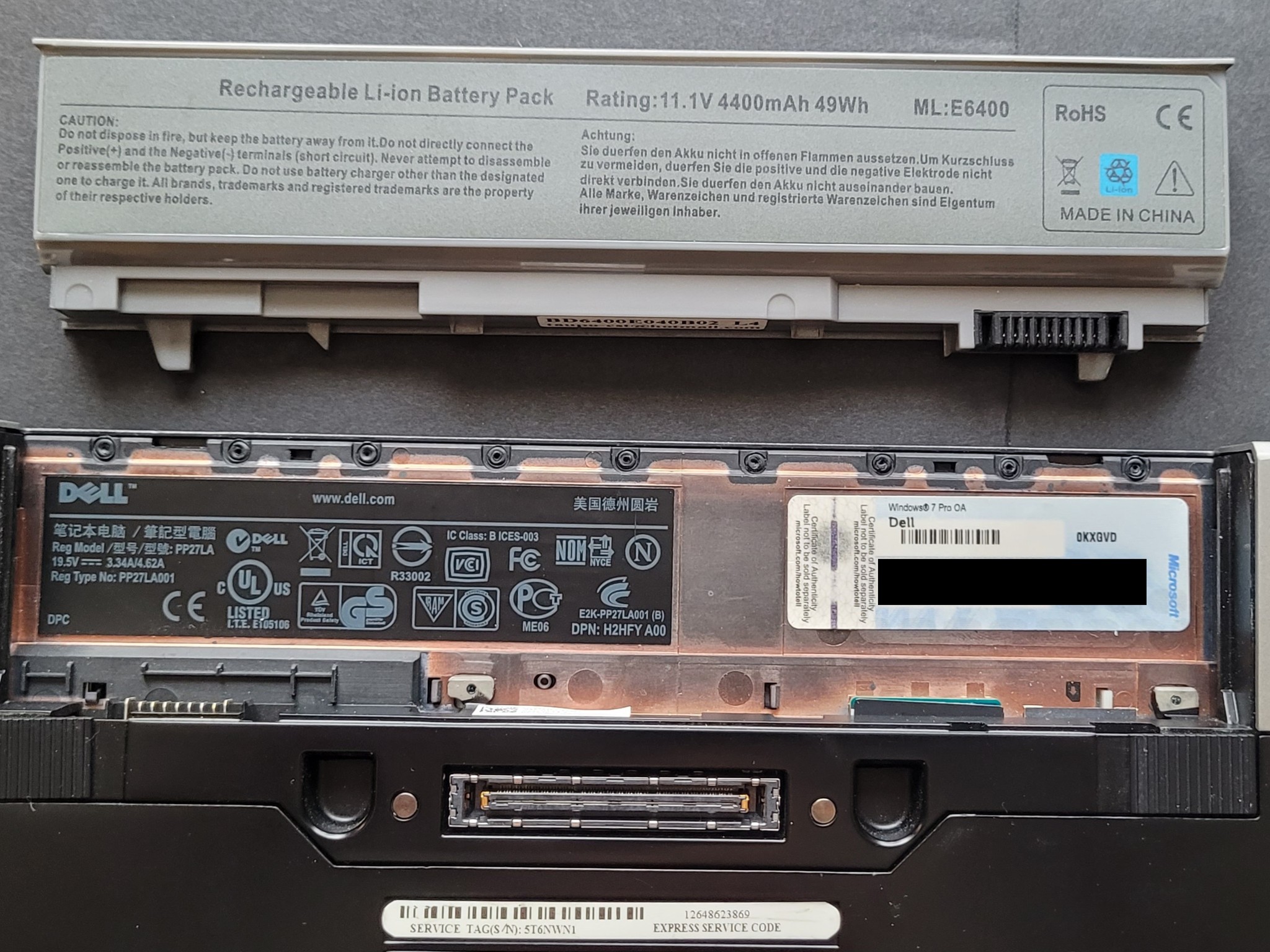 Dell Latitude E6410 Intel Core i7-620M 4GB RAM 320GB HDD MX Linux Charger 2x Batteries