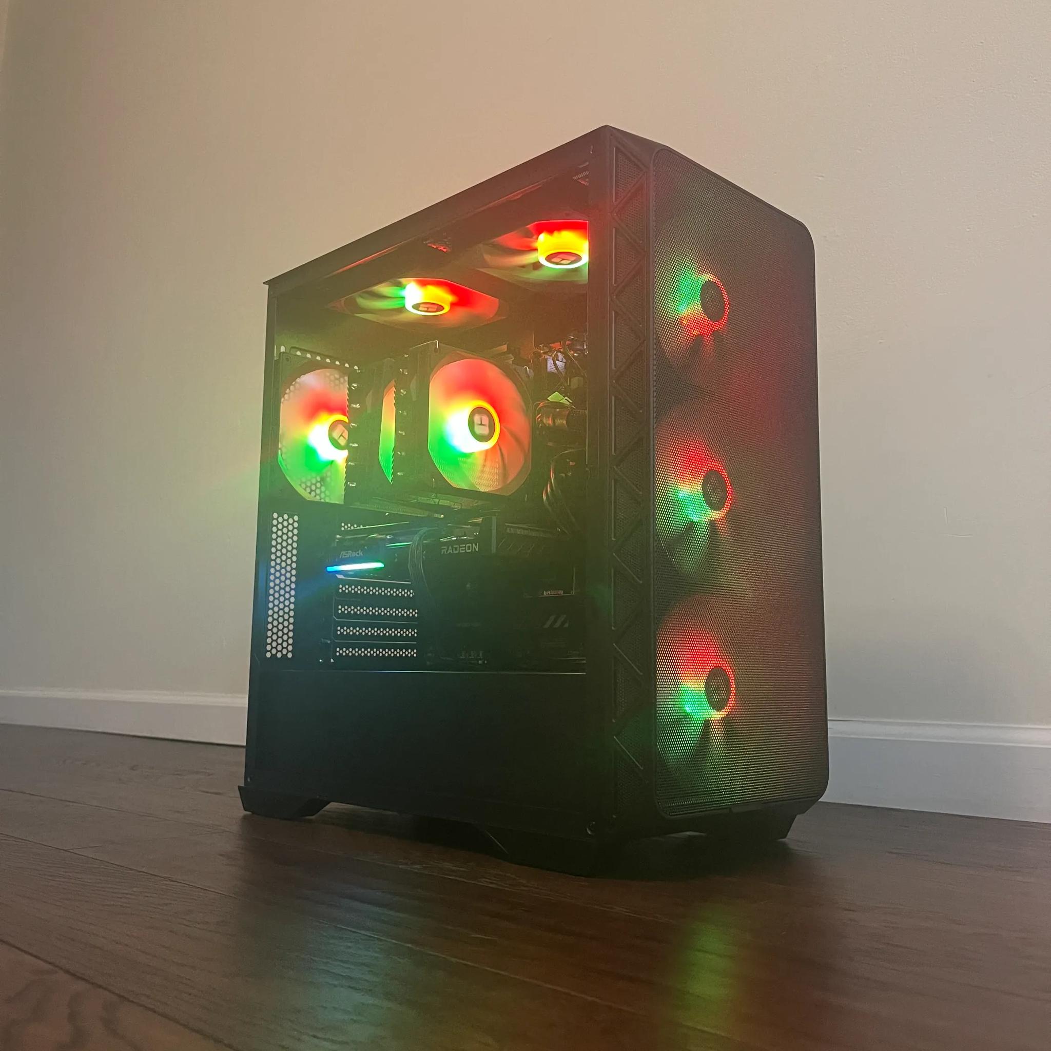 9060XT -16gb-SURROUND SOUND 7.1-Ryzen 7700X-32gb ram-2TB-WI-FI 7& Ethernet 2.5g FULLY ARG...