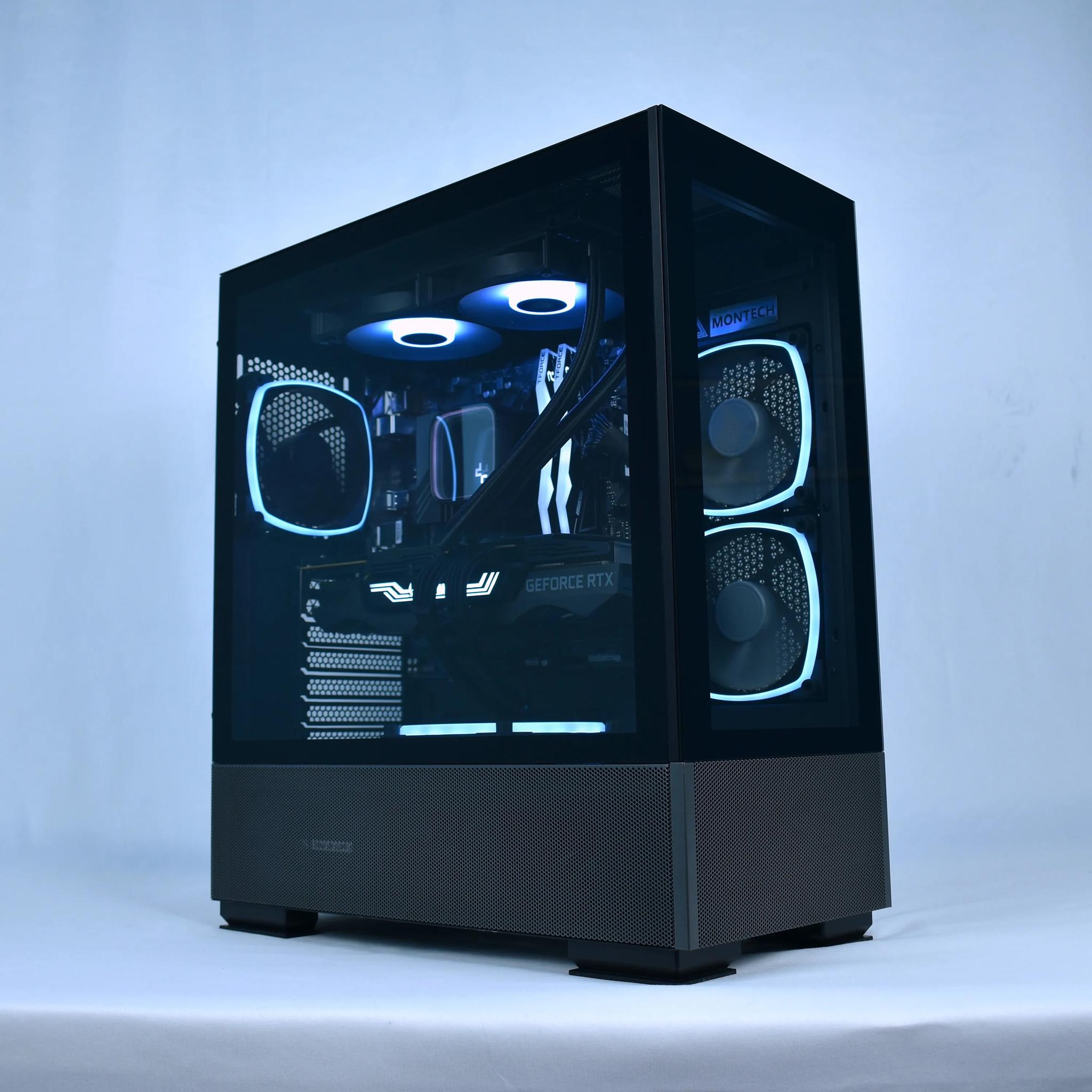 🦇DARK KNIGHT🦇 Ultimate 4k/1440p PC | Ryzen 7600x, RTX 3080, 32GB DDR5, 1TB NVME | Forge Custom PC