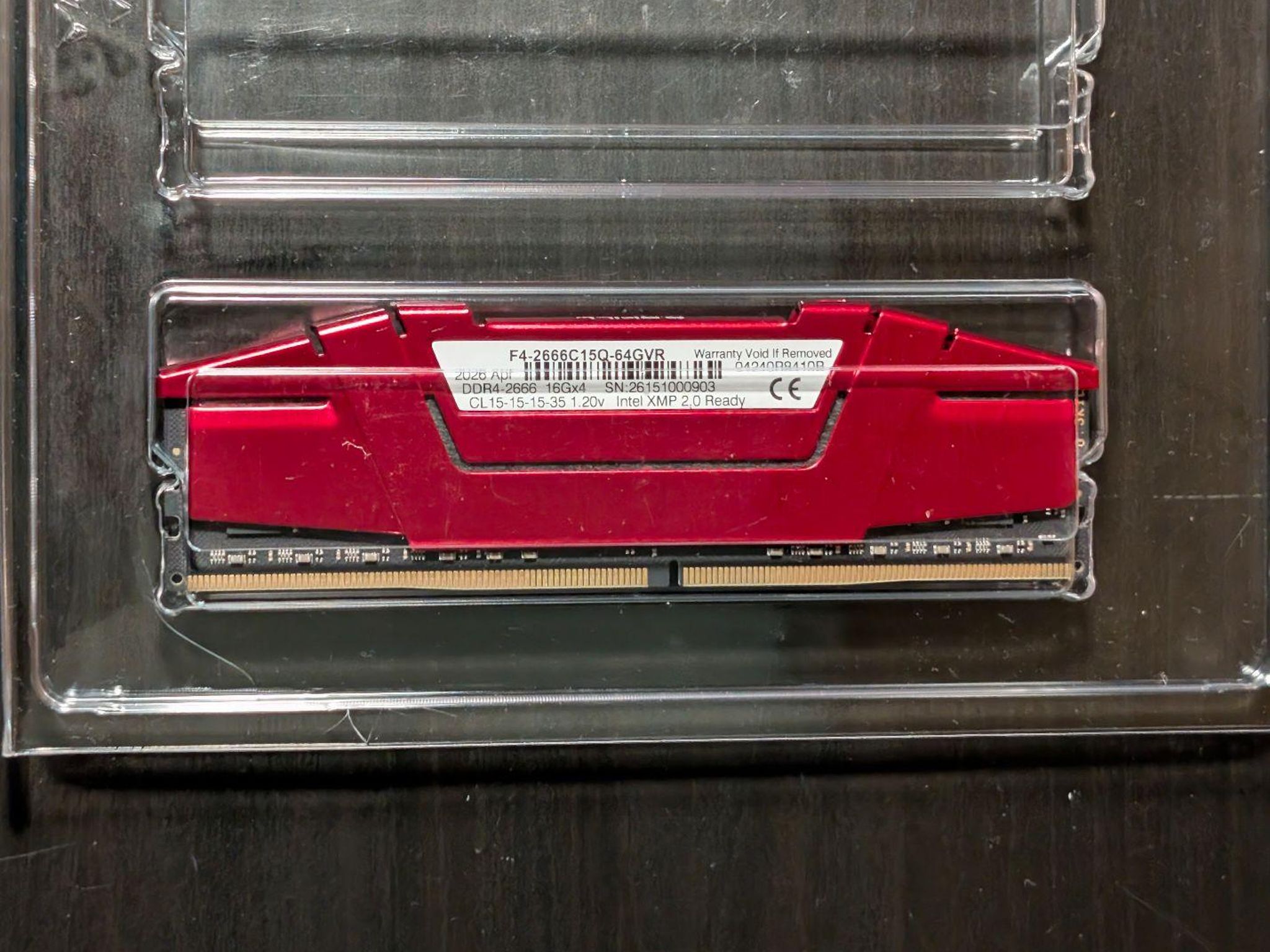 G.Skill 16GB DDR4-2666MHz Desktop Memory RAM CL15 - NEW