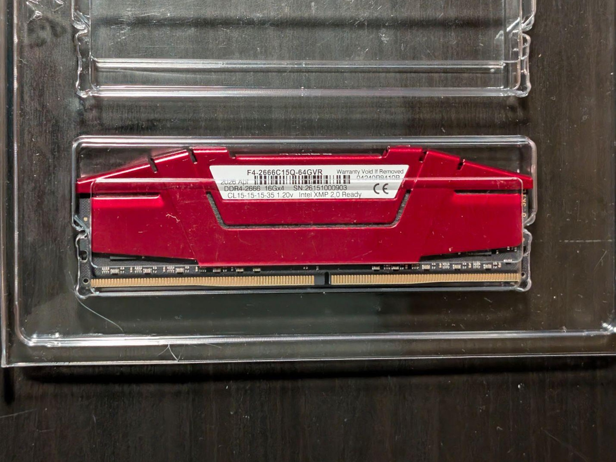 G.Skill 16GB DDR4-2666MHz Desktop Memory RAM CL15 - NEW