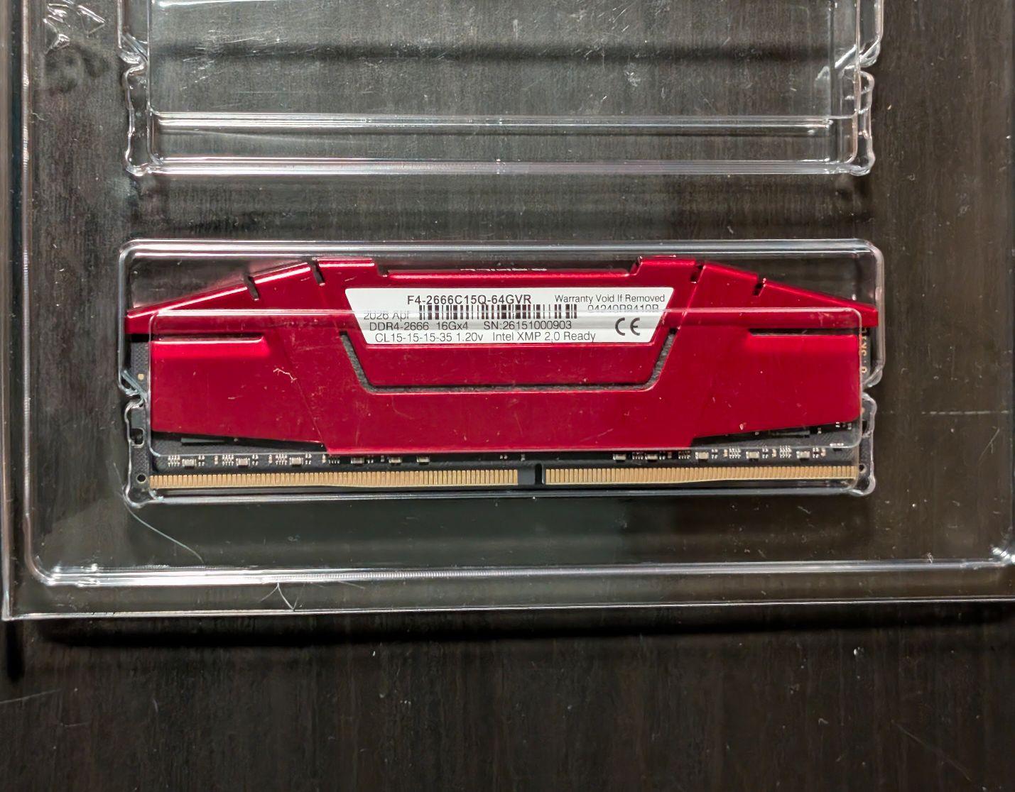 G.Skill 16GB DDR4-2666MHz Desktop Memory RAM CL15 - NEW