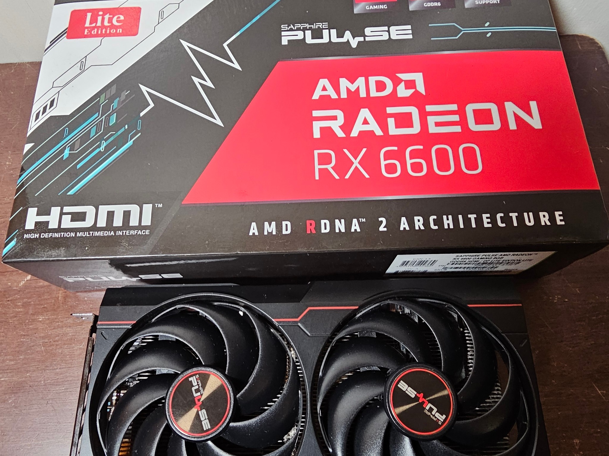 SAPPHIRE PULSE LITE EDITION Radeon RX 6600
