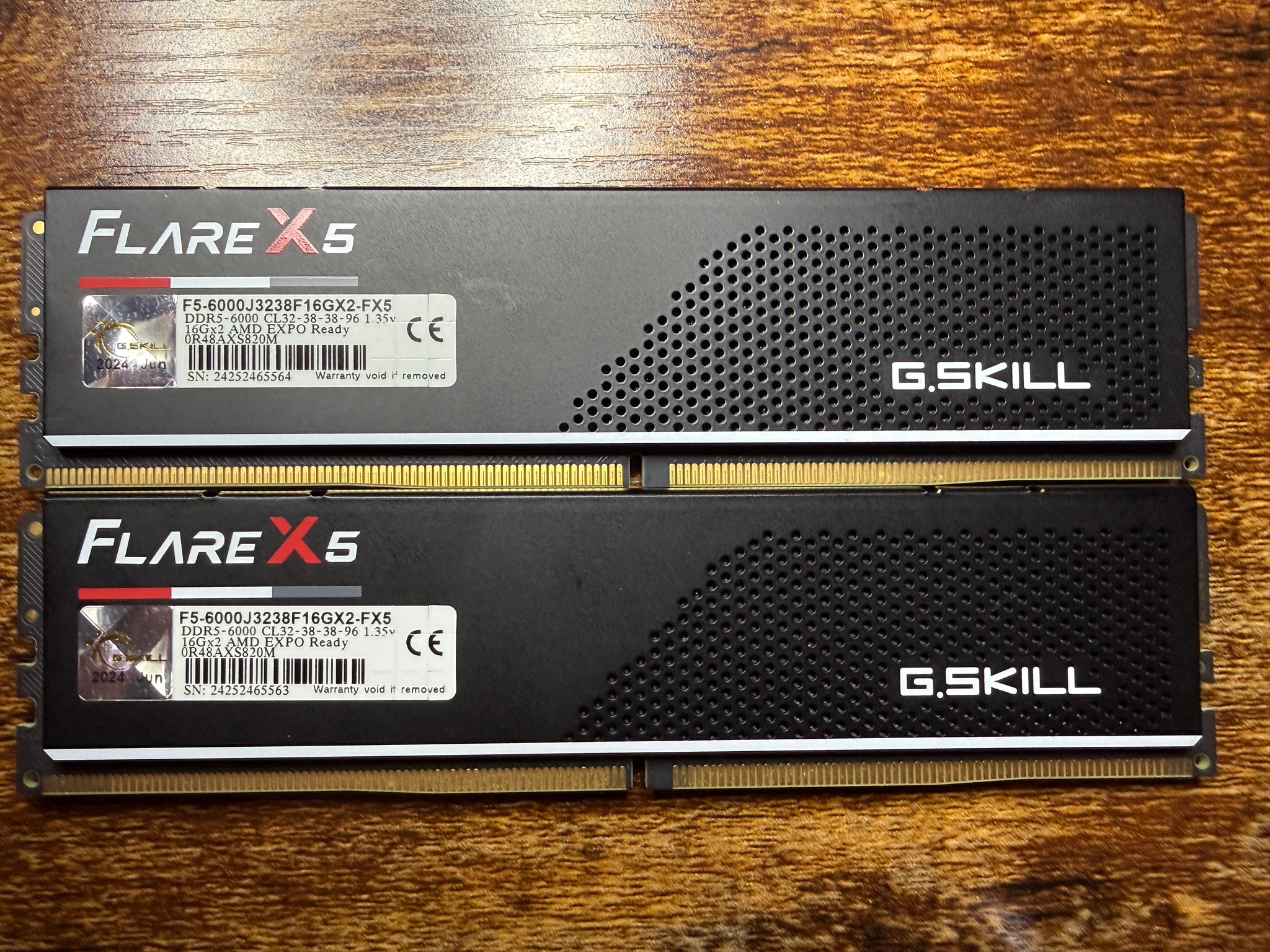 G.Skill Flare X5 DDR5-6000 CL32-38-38-96 1.35V 32GB (2x16GB) AMD EXPO F5-6000J3238F16GX2-FX5