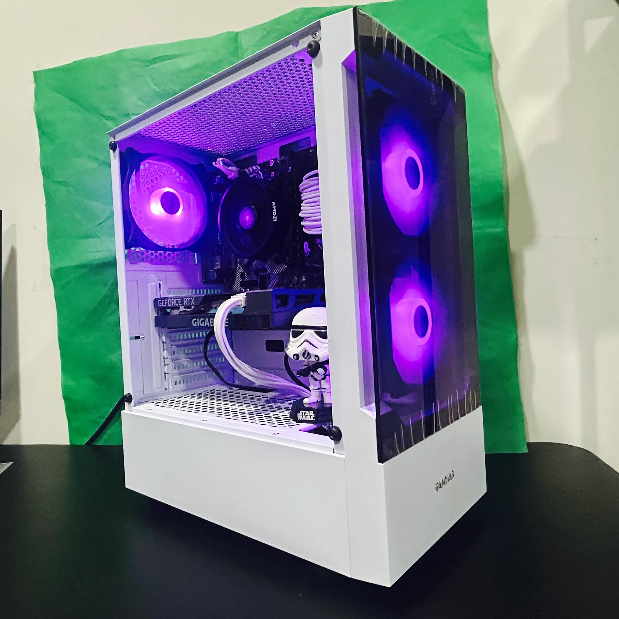 Stormtrooper Gaming PC AMD RYZEN 5 3600 | RTX 3050 8GB |1TB SSD | 16GB Ram| 3 RGB Fans