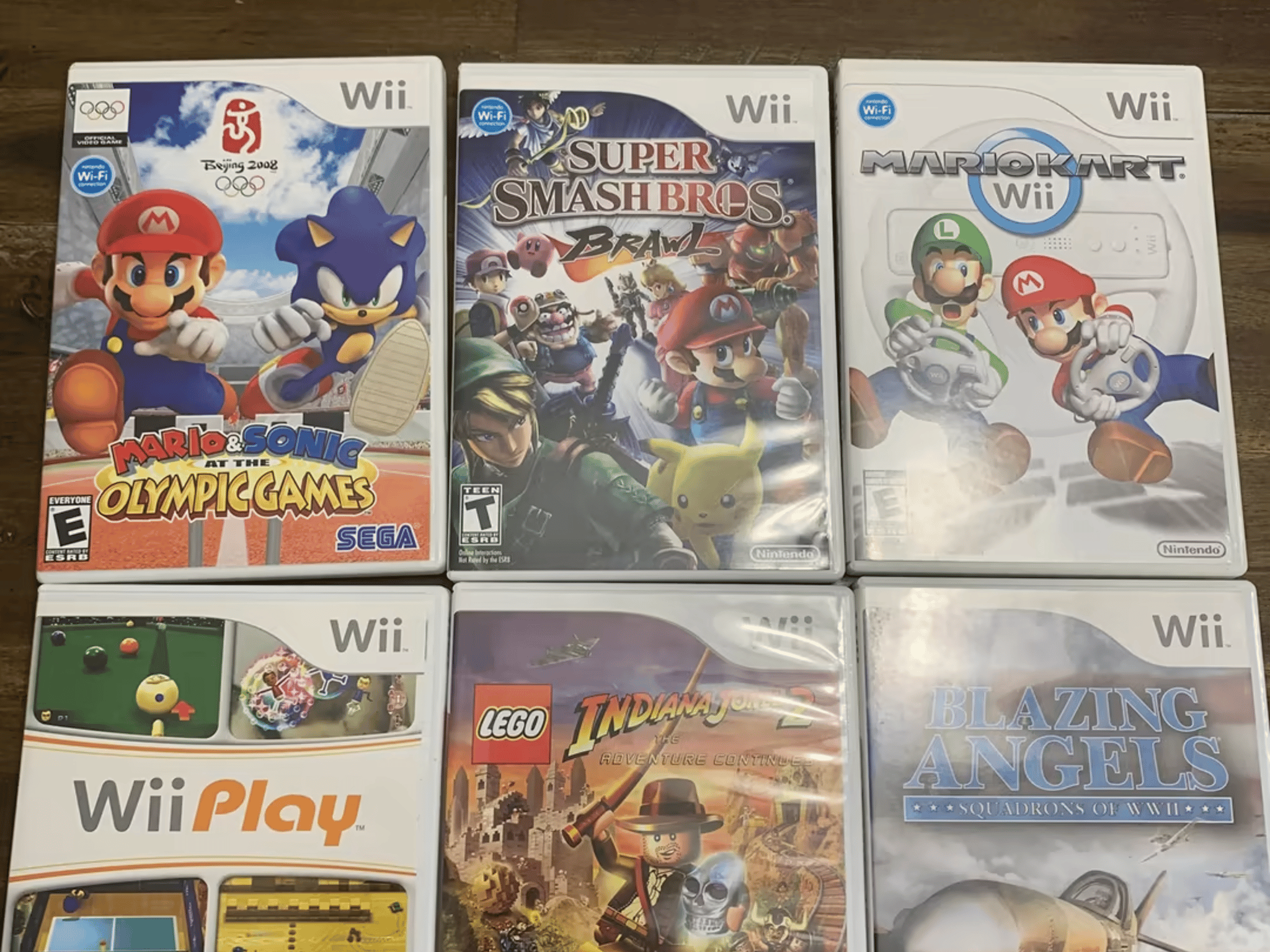 (6) Wii Games 
