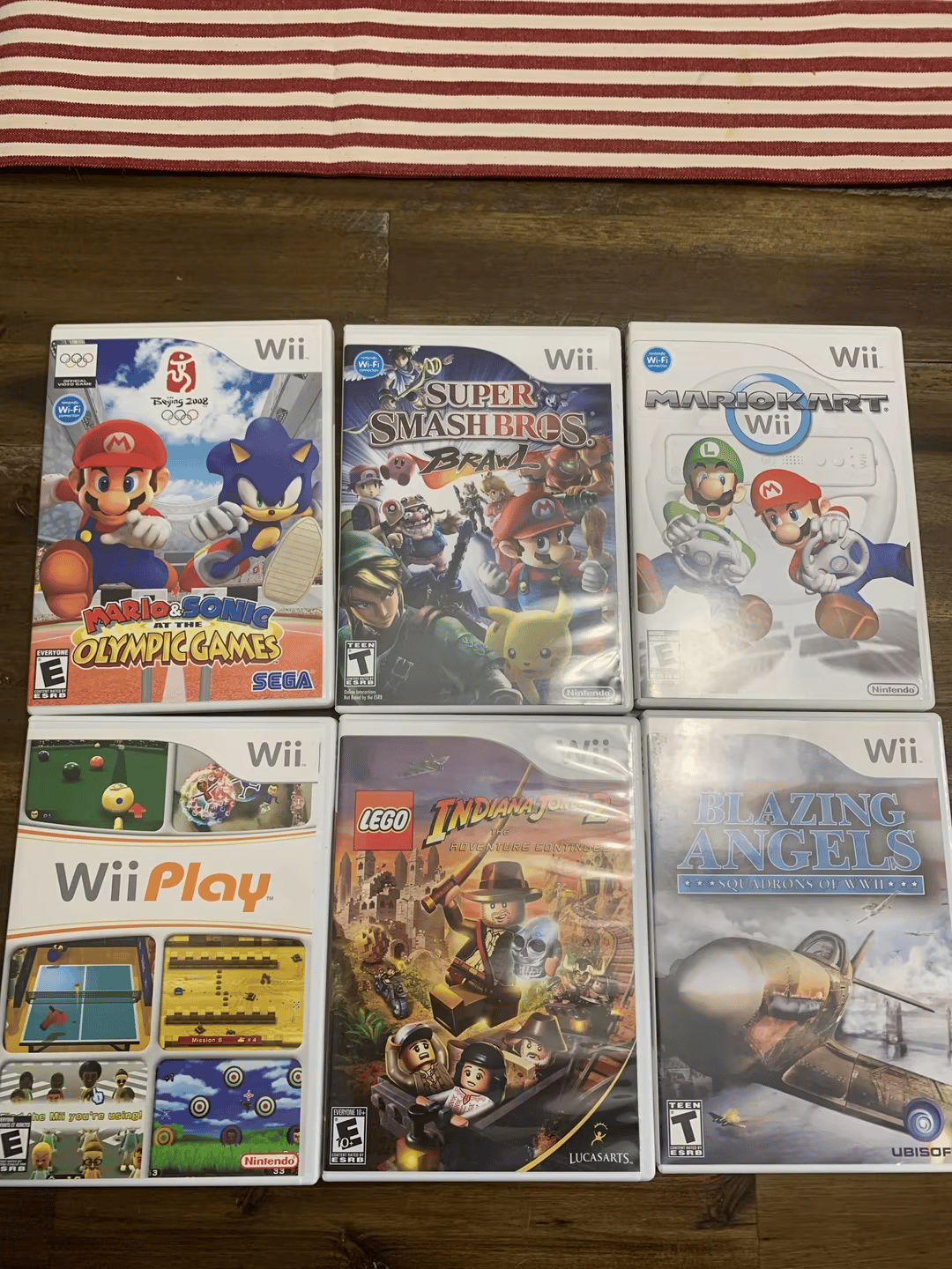(6) Wii Games 