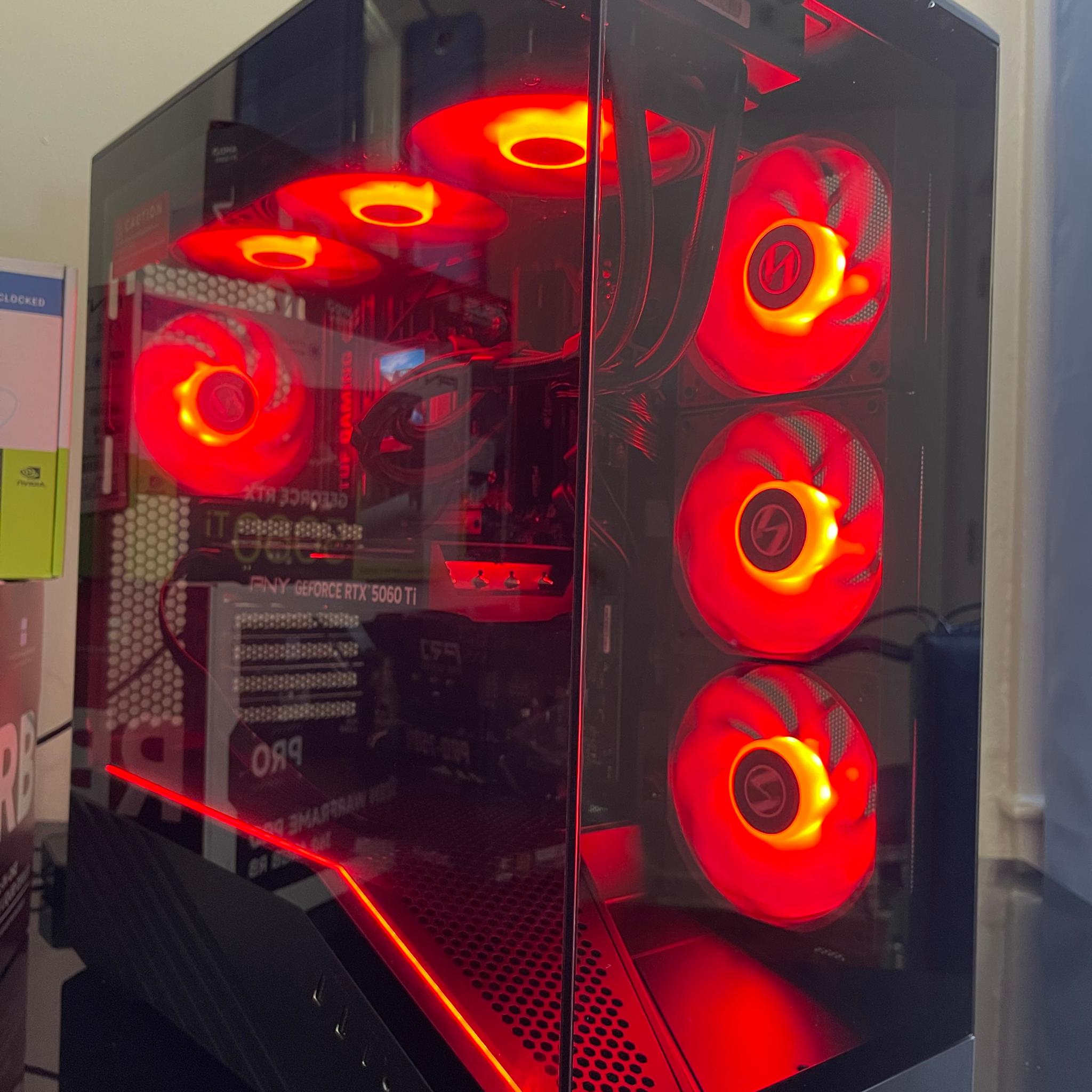 1440p Gaming PC/ RTX 5060 TI/ Ryzen 5 7500X3d/ 16Gb DDR5/ 1Tb NVMe/ liquid cooled