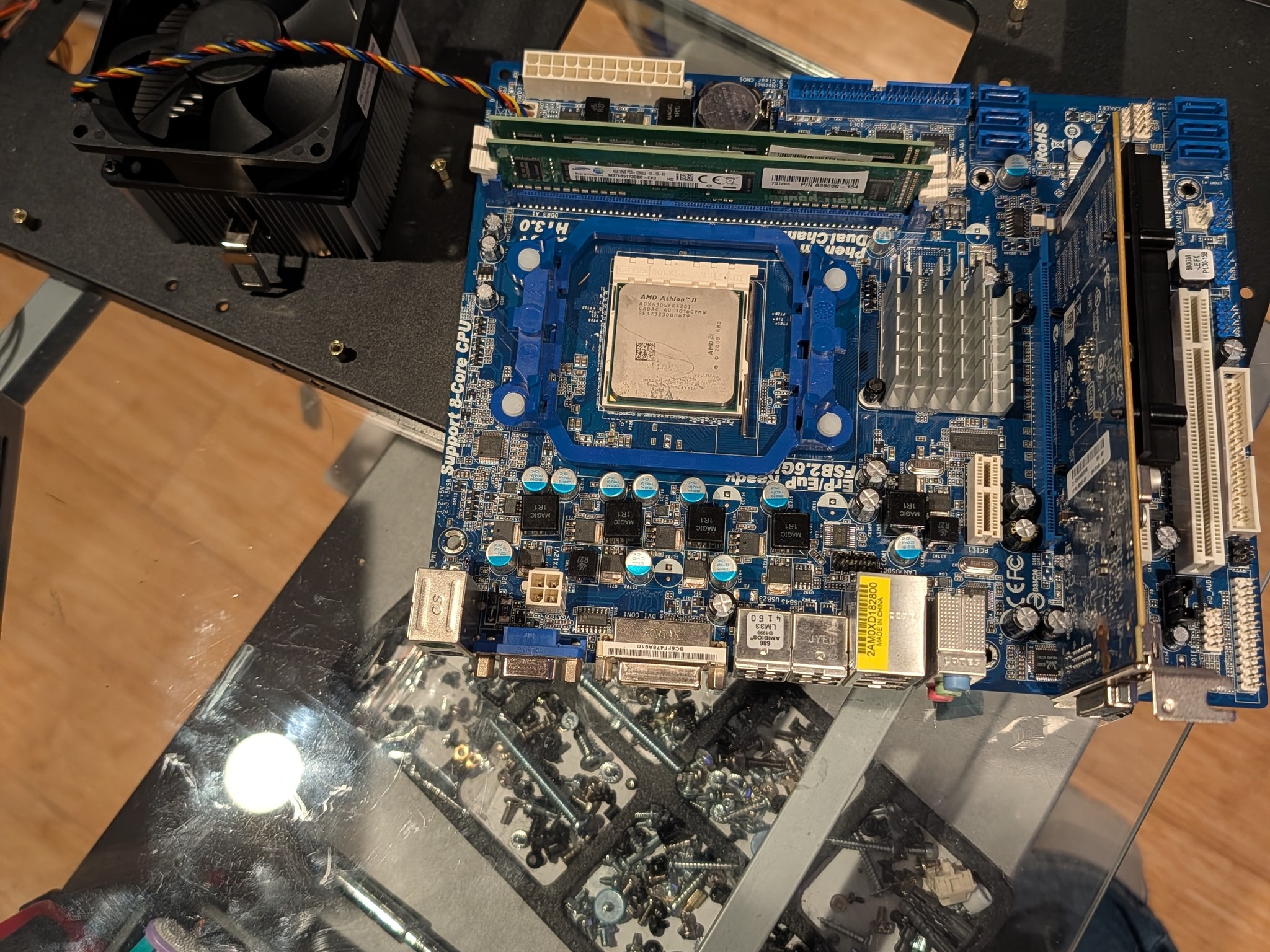 Cpu GPU, ram, motherboard cooler and power supply combo