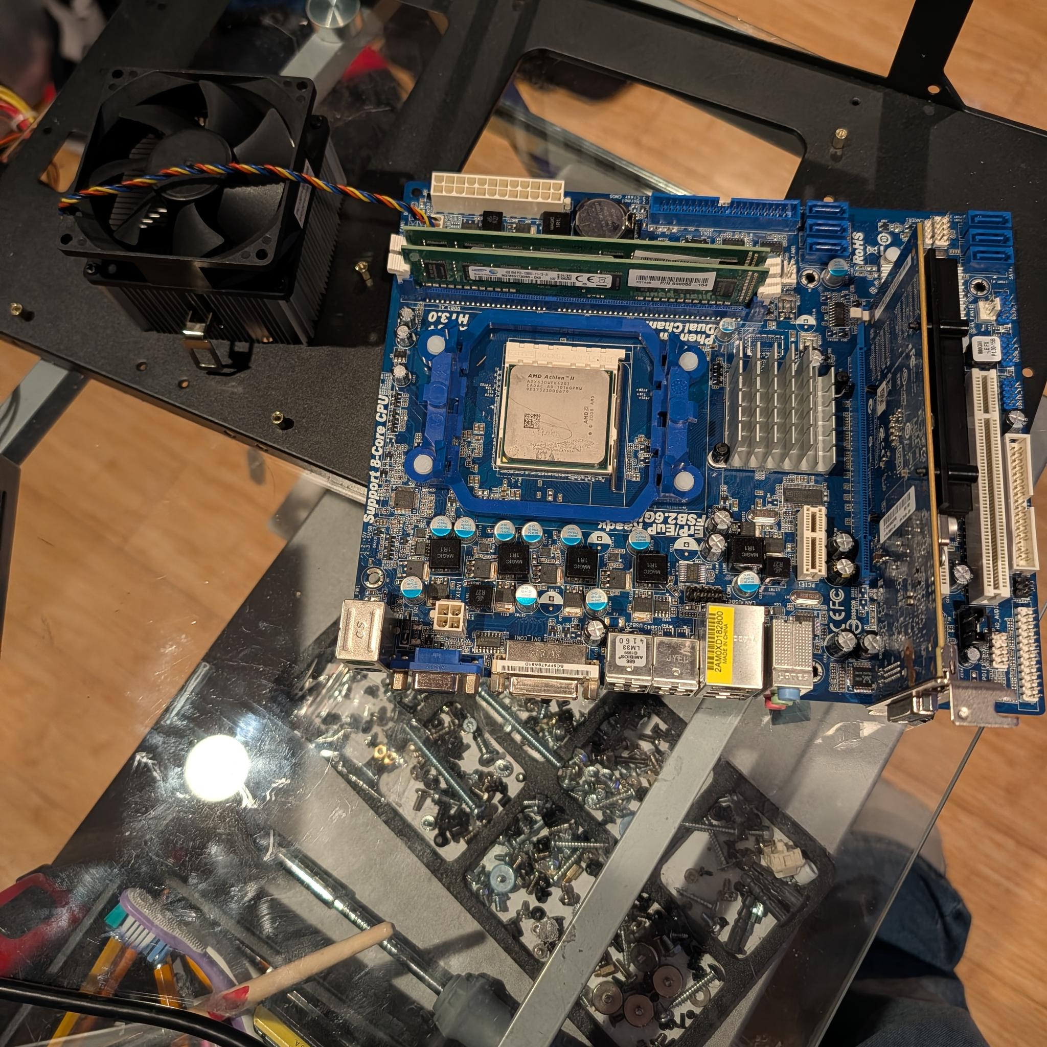 Cpu GPU, ram, motherboard cooler and power supply combo