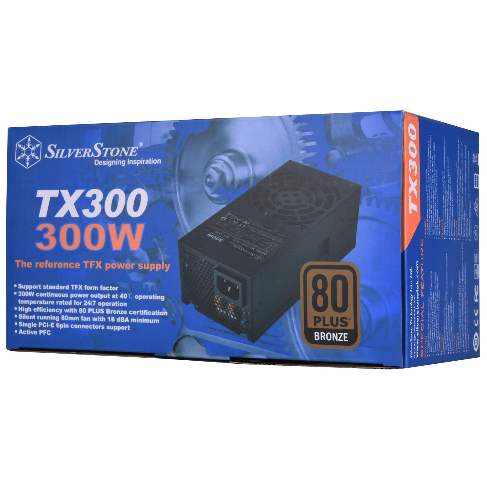 New Silverstone SST-TX300 300W TFX PSU 80 PLUS Bronze Power Supply