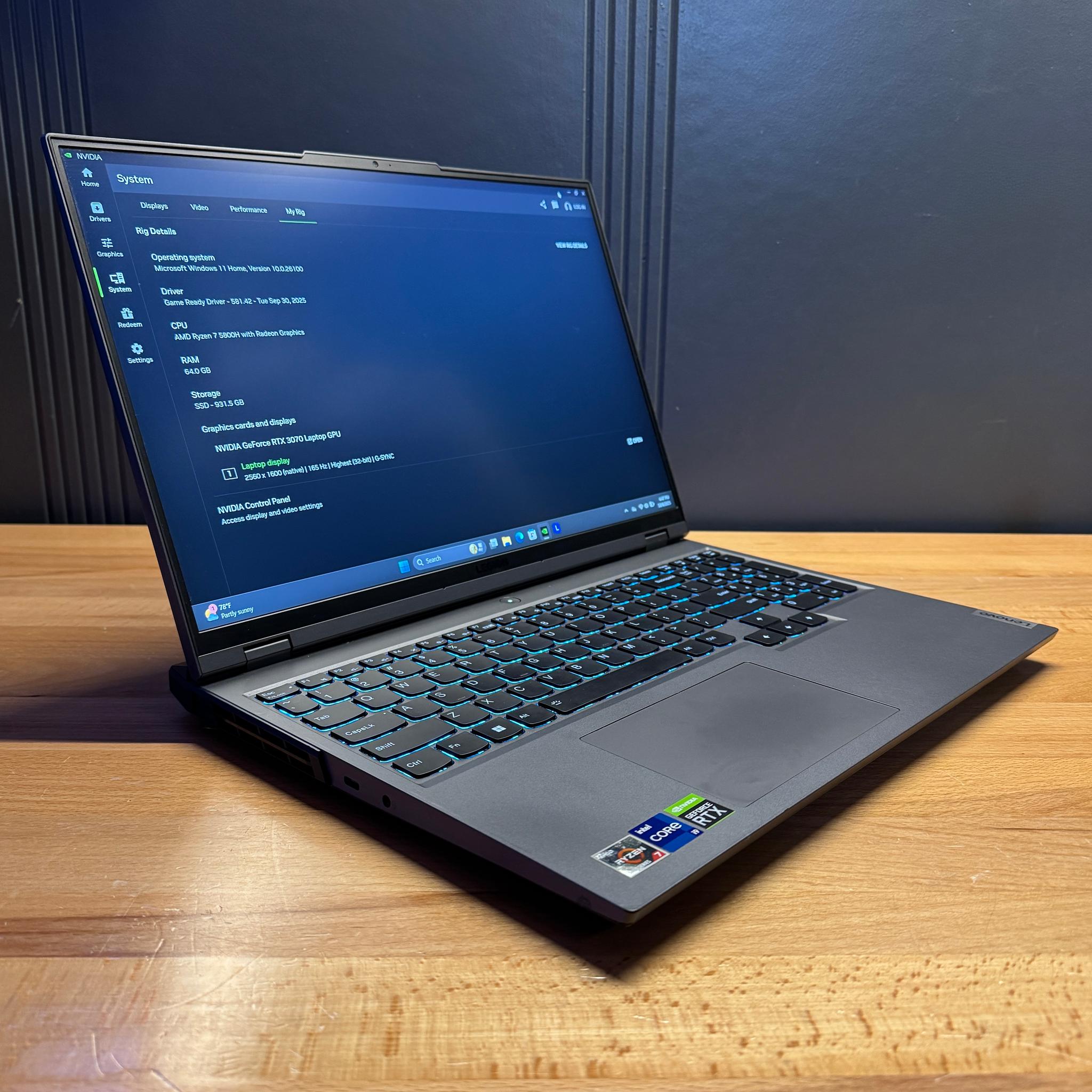💻Ryzen 5800H | RTX 3070 | 64GB RAM | 1TB SSD